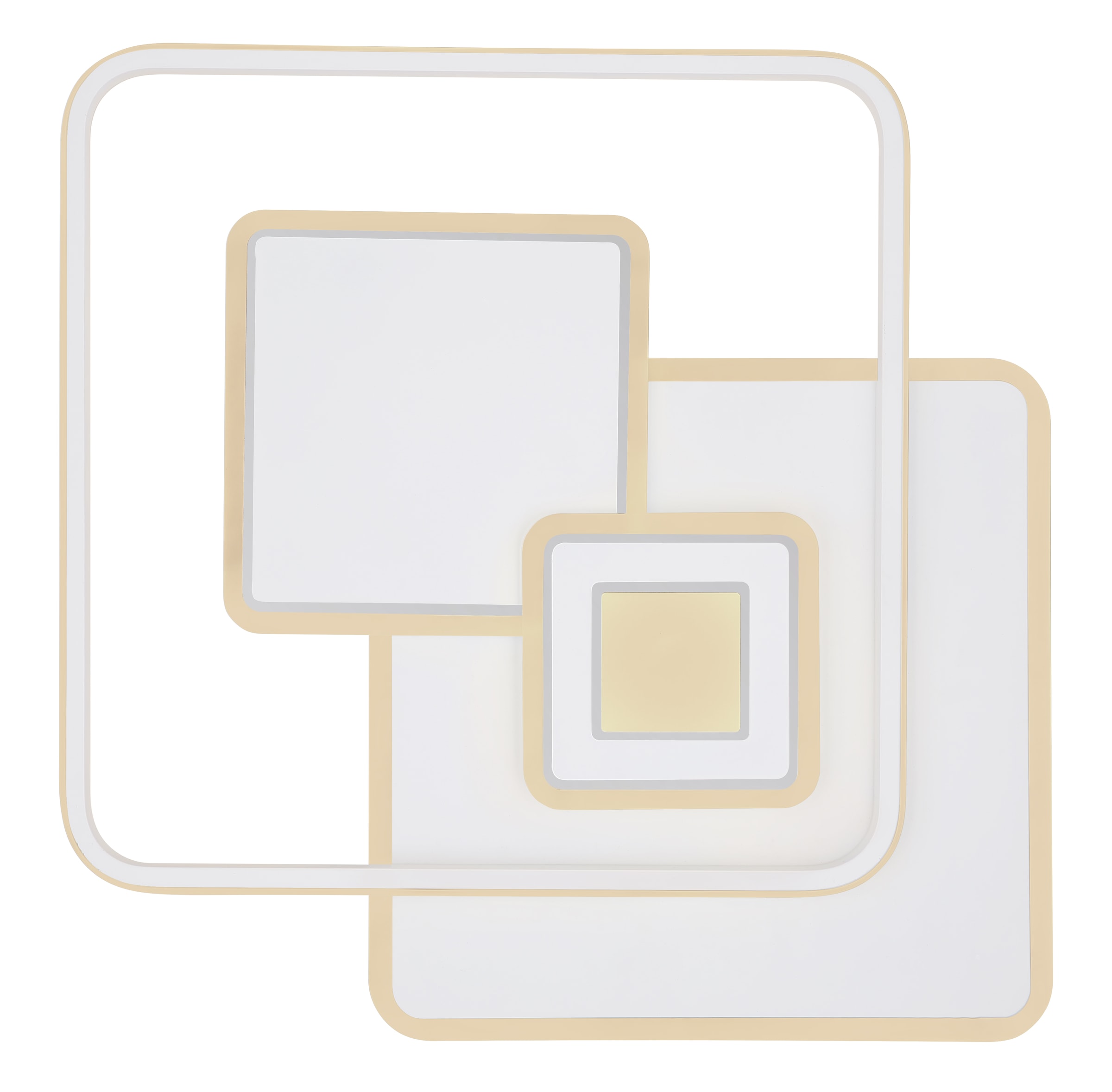 GLOBO LIGHTING LED Deckenleuchte »RODERICK«, Leuchtmittel LED-Modul | LED fest integriert, Deckenlampe/quadratisch/Wohnzimmer/Schlafzimmer/modern