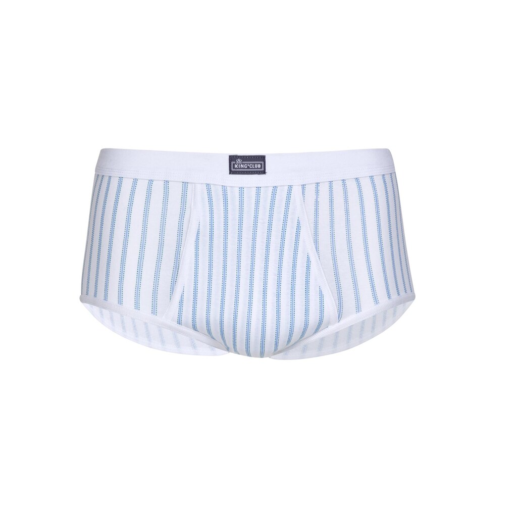 Herrenmode Herrenwäsche Kings Club Slip, (2 St.) weiß-bedruckt Herrenmode Herrenwäsche Kings Club Slip, (2 St.) weiß-bedruckt