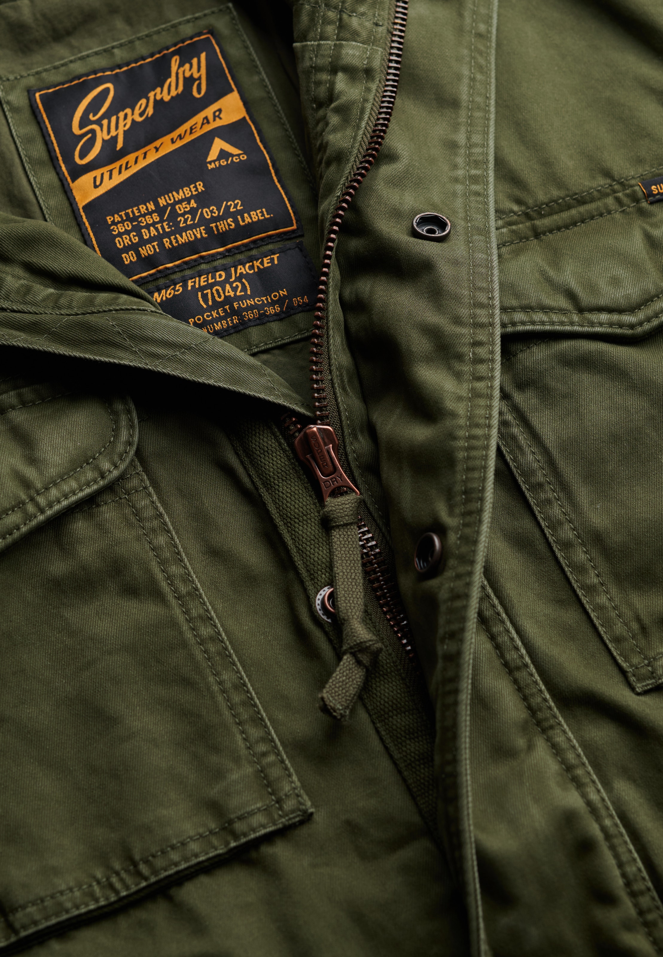 Superdry Parka »M65 MILITARY JACKET«, ohne Kapuze
