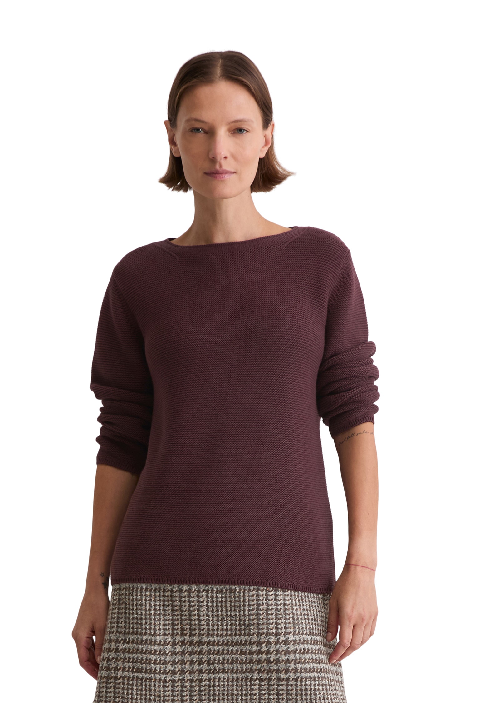 Marc OPolo Rundhalspullover "aus Organic Cotton" günstig online kaufen