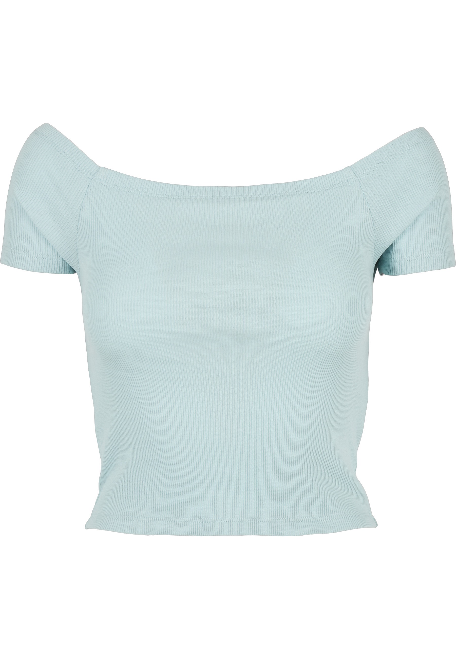 URBAN CLASSICS T-Shirt "Urban Classics Damen Ladies Off Shoulder Rib Tee" 1 günstig online kaufen
