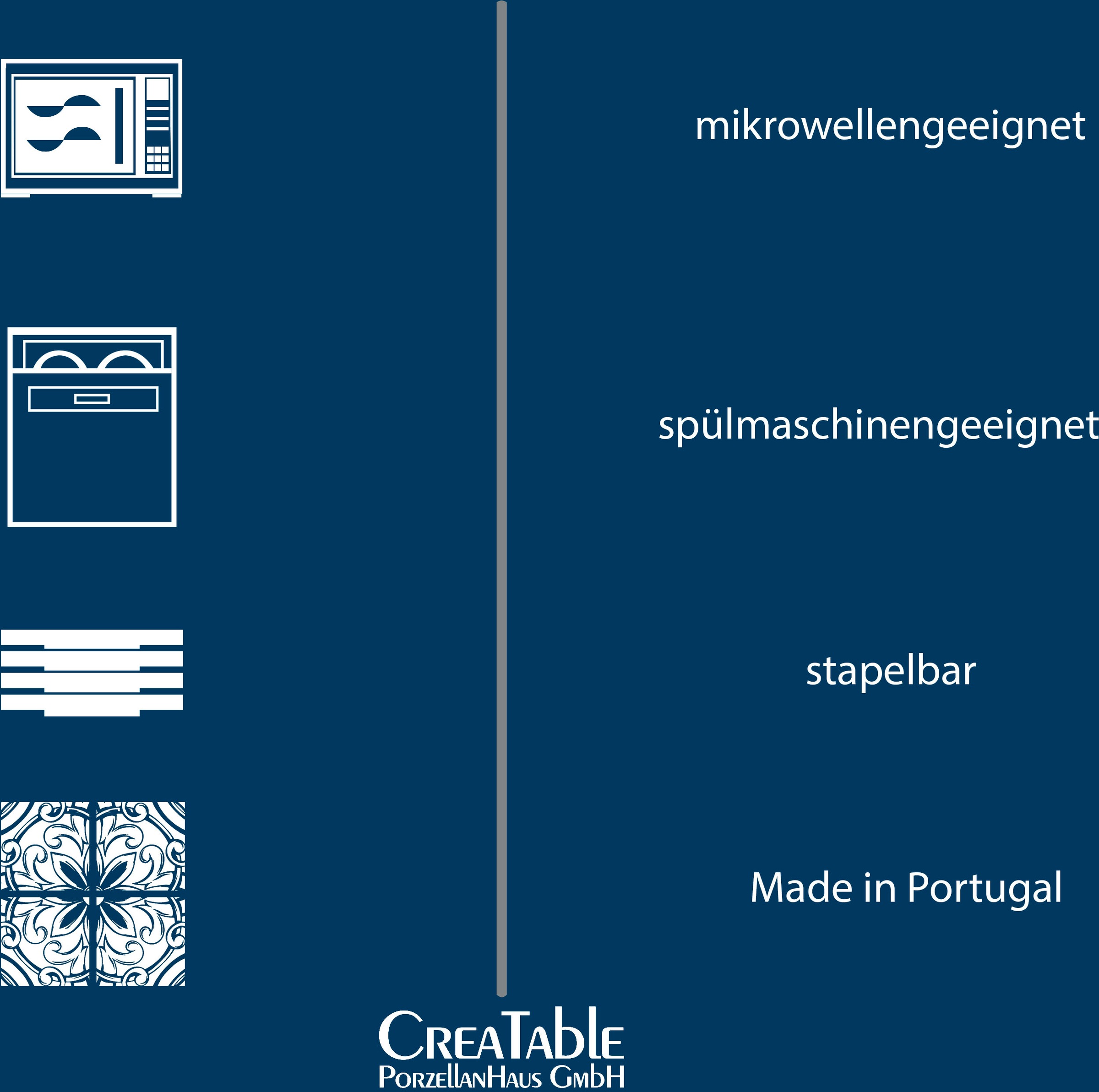 CreaTable Tafelservice »Futuro«, (Set, 12 tlg.), Service, je 4 Speiseteller 26 cm, Dessertteller 20 cm, Schalen 14 cm