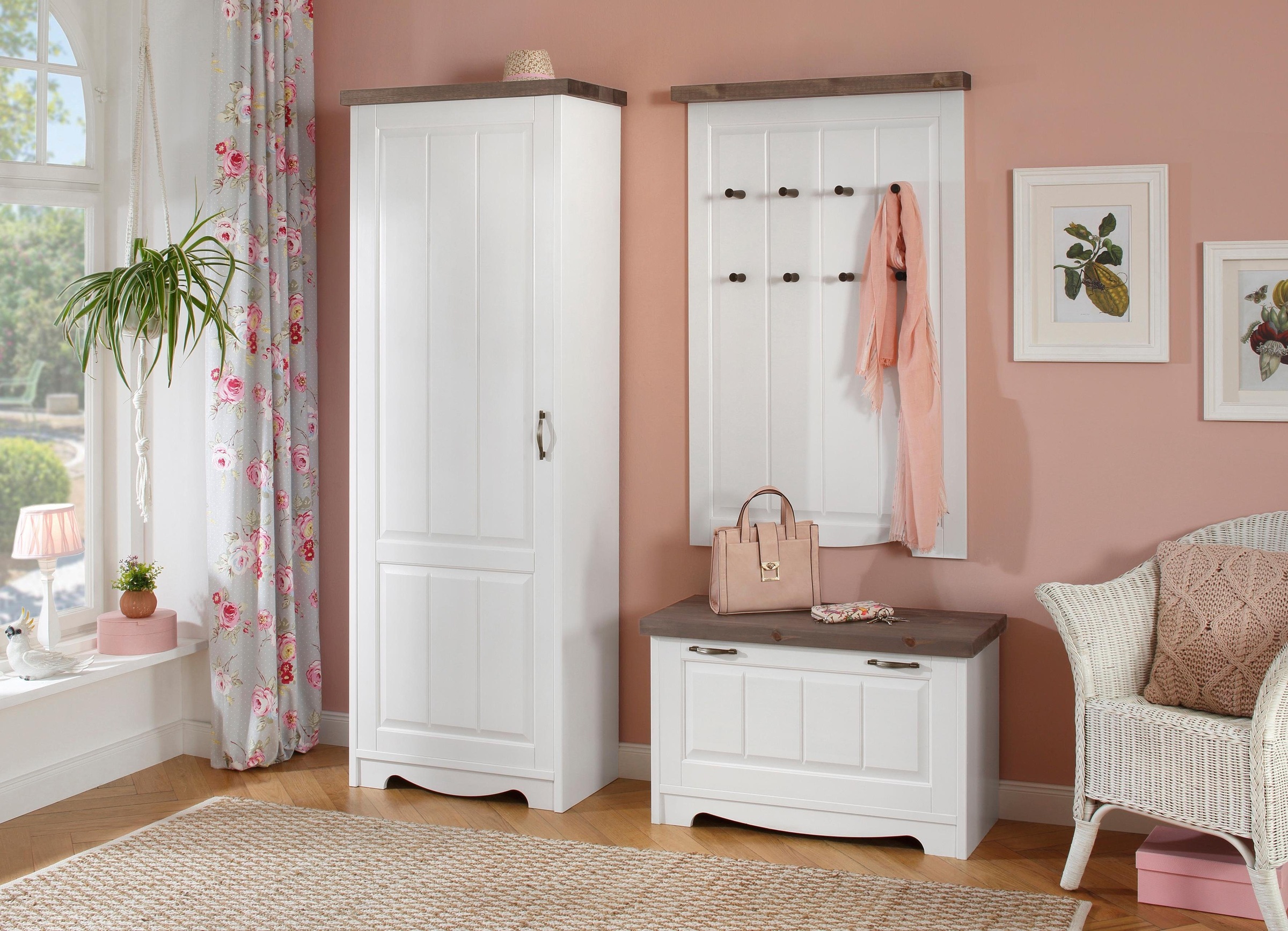 Thumbnail - Home affaire Garderobenschrank "Trinidad" aus massiver Kiefer, FSC zertifiziert, Breite 69 cm