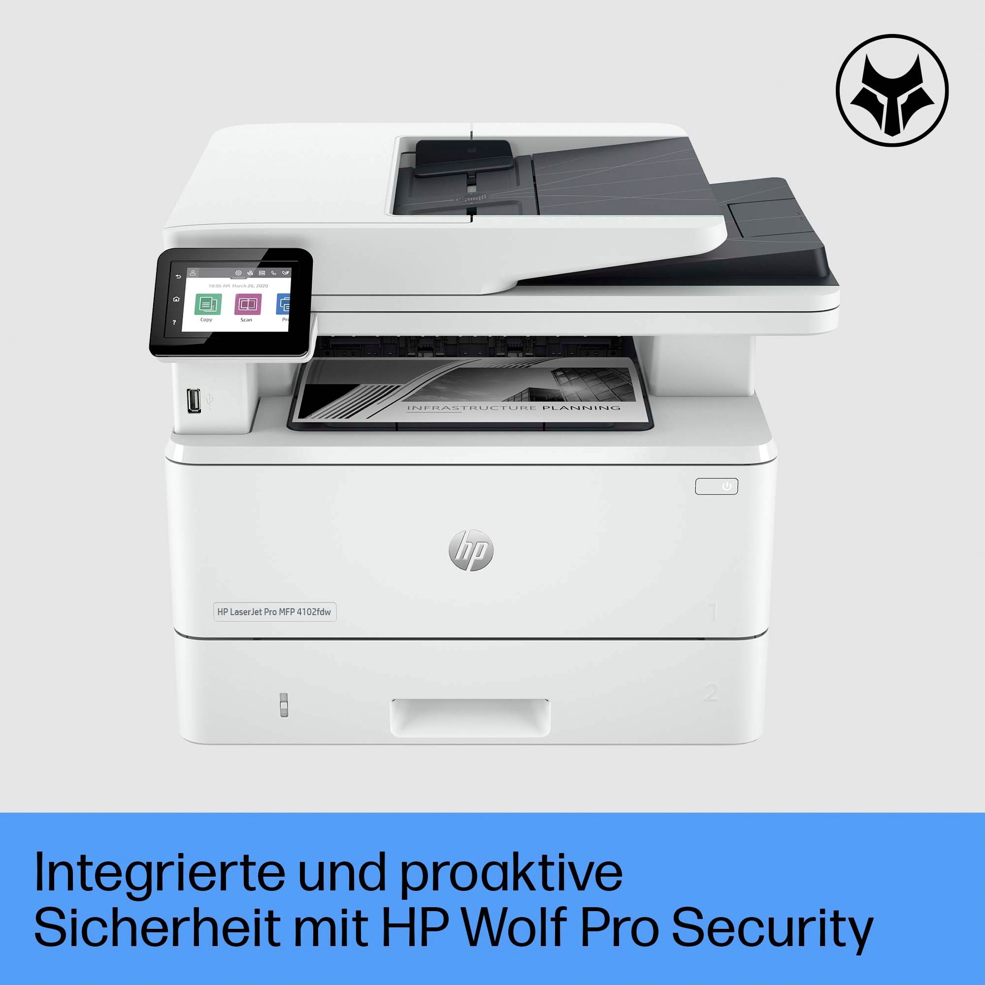 HP Multifunktionsdrucker »LaserJet Pro kompatibel | BAUR MFP Instant 4102fdw«, HP Ink