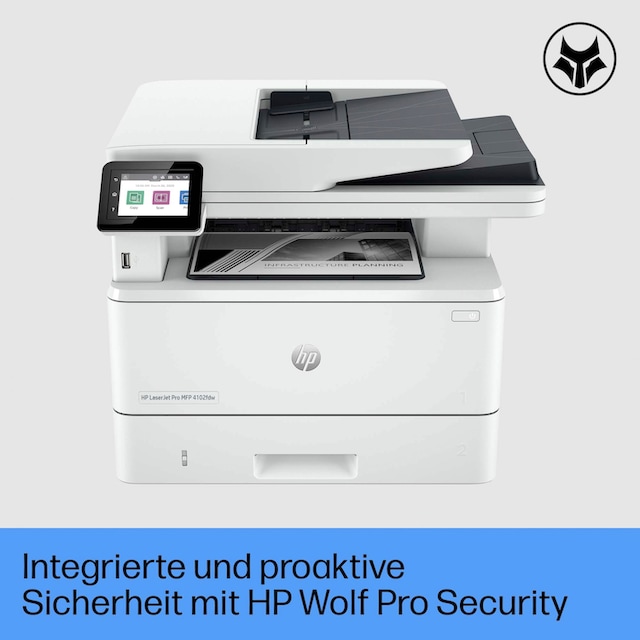 HP Multifunktionsdrucker »LaserJet Pro MFP 4102fdw«, HP Instant Ink  kompatibel | BAUR