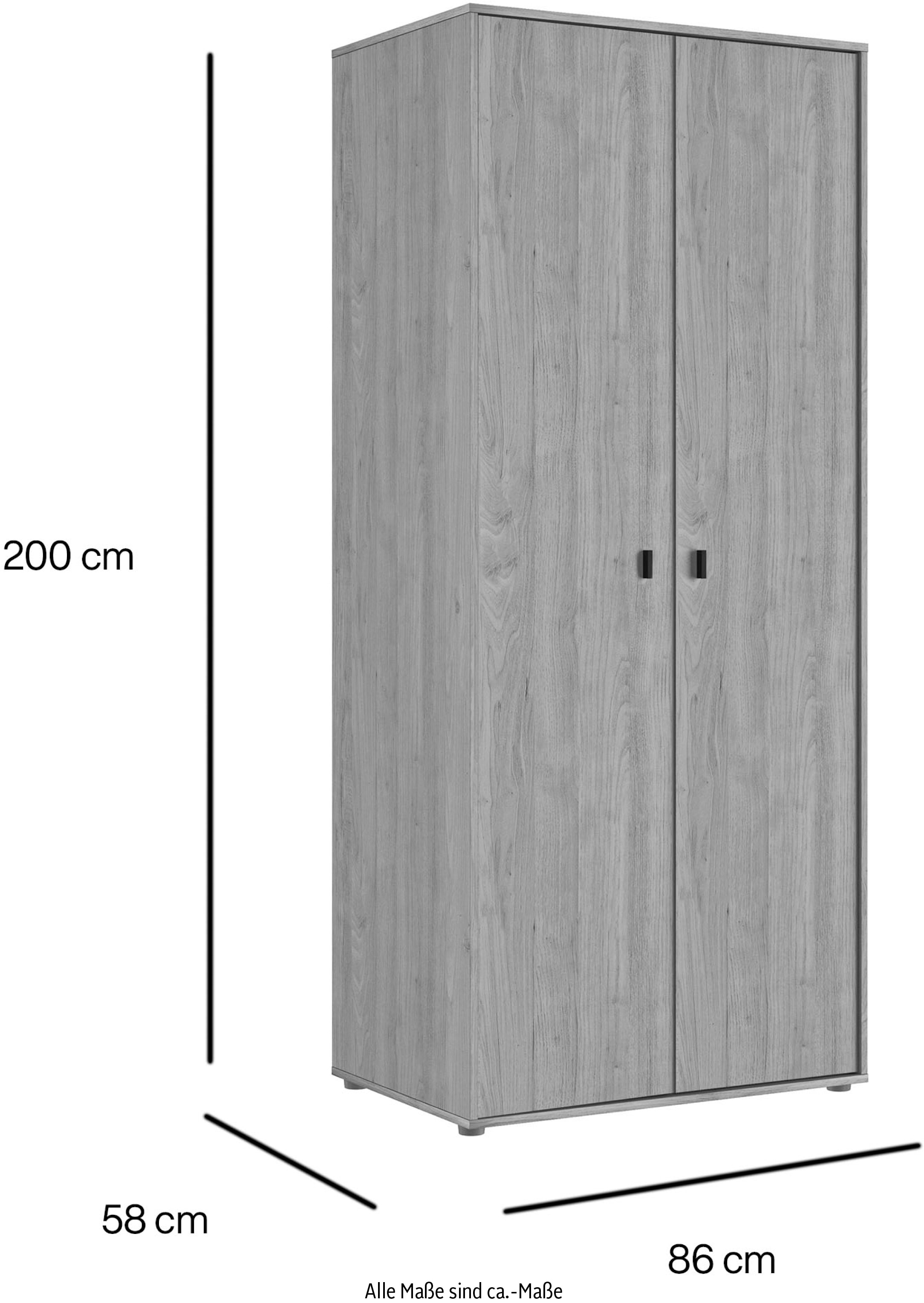 Gami Schlafzimmer-Set »RITMO SCHLAFZIMMER SET 2«, (7 tlg.), Ein Schlafzimmer im zeitlosen Stil mit vielen praktischen Lösungen!