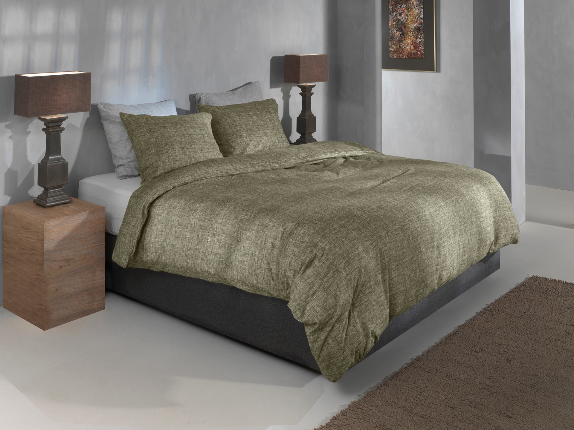 ZO HOME Bettwäsche »Zohome Bettwäsche Baumwolle Flanell Flanella-di-Lino« 2 Bettwäsche aus 100% Baumwolle, hochwertige Flanell, ab 135x200 cm.