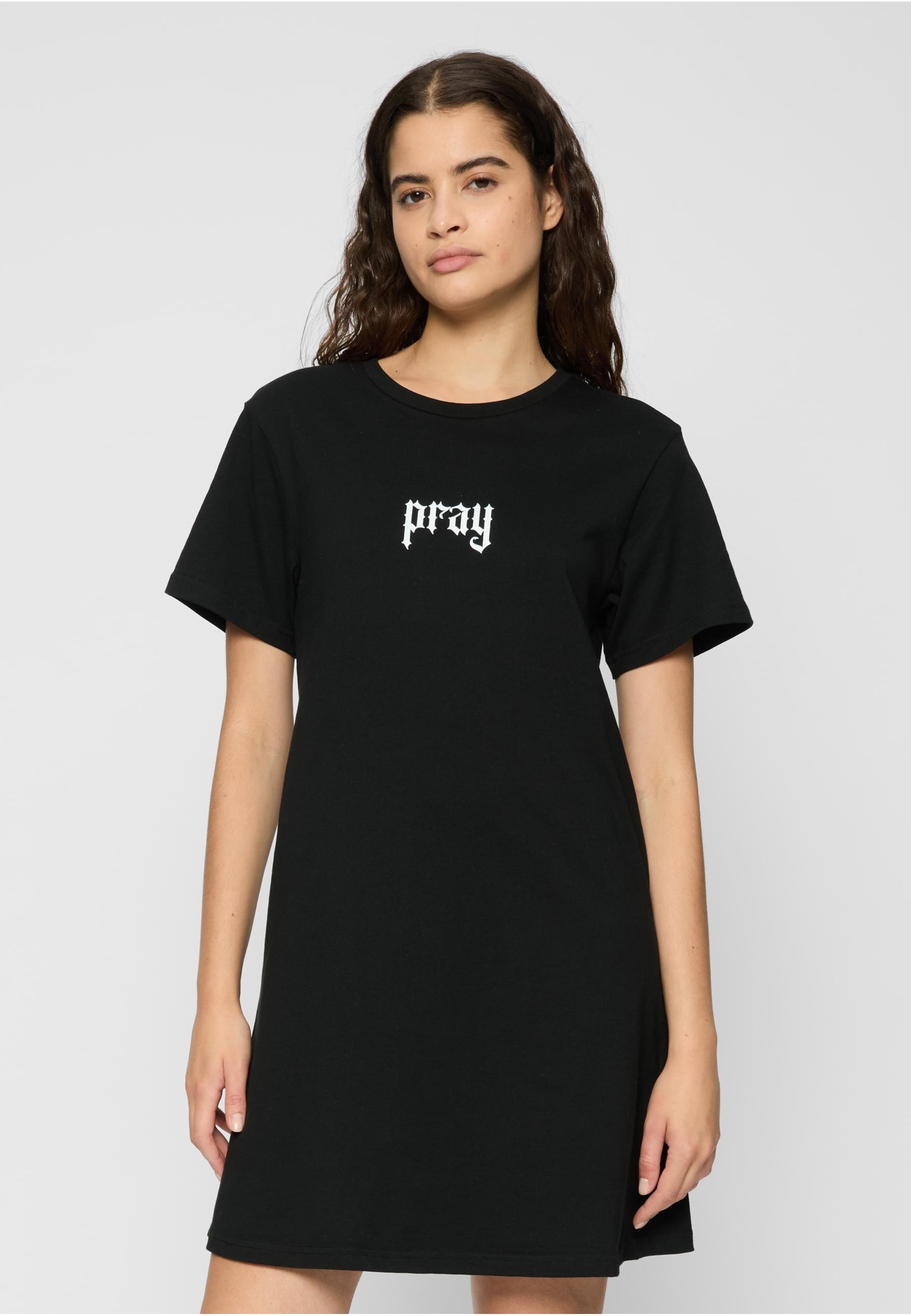 Thumbnail - Miss Tee Shirtkleid "Miss Tee Praying Hands Ladies Tee Dress" 1 Stk. tlg.