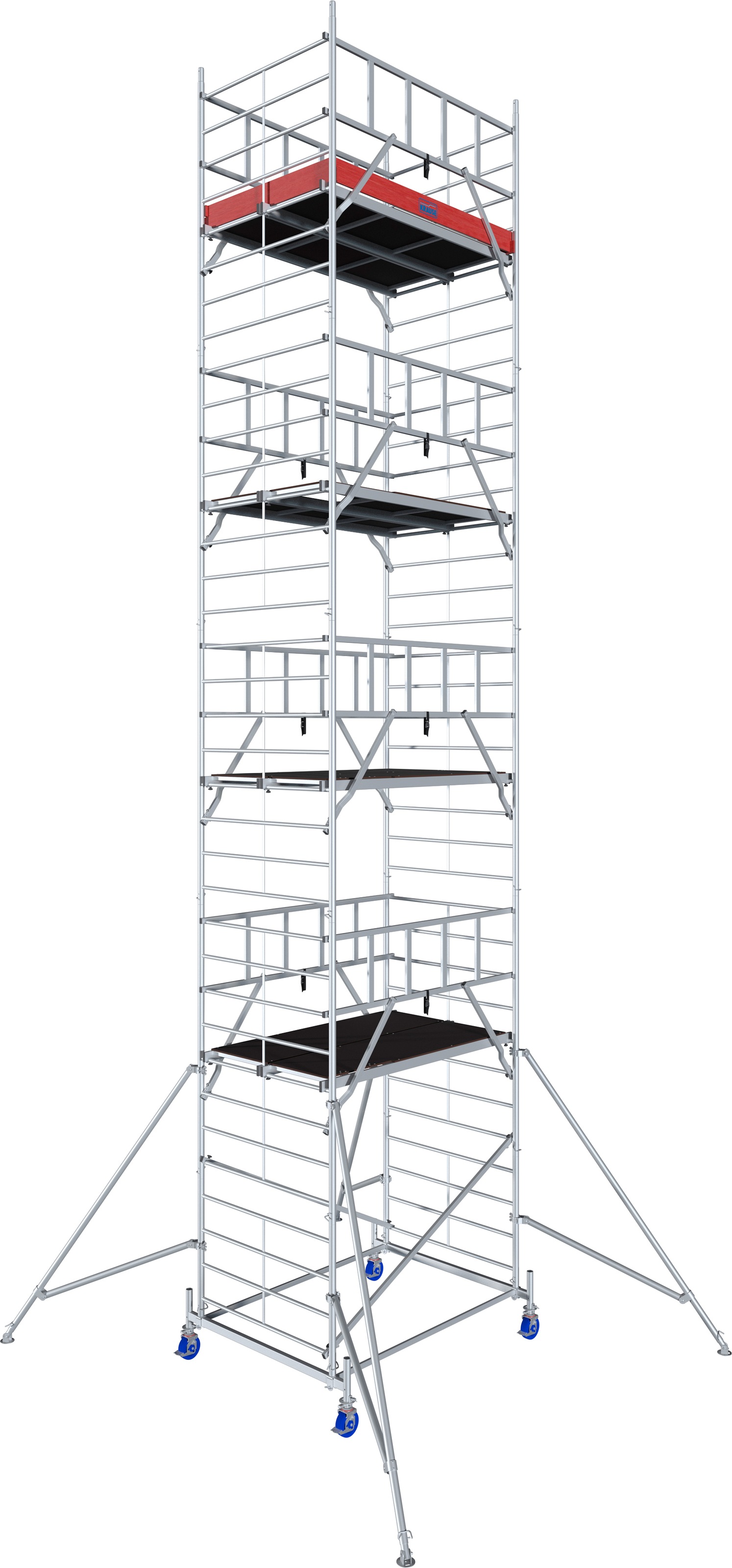 KRAUSE Fahrgerüst »ProTec XXL Breitaufbau«, Arbeitshöhe: 10,3 Meter