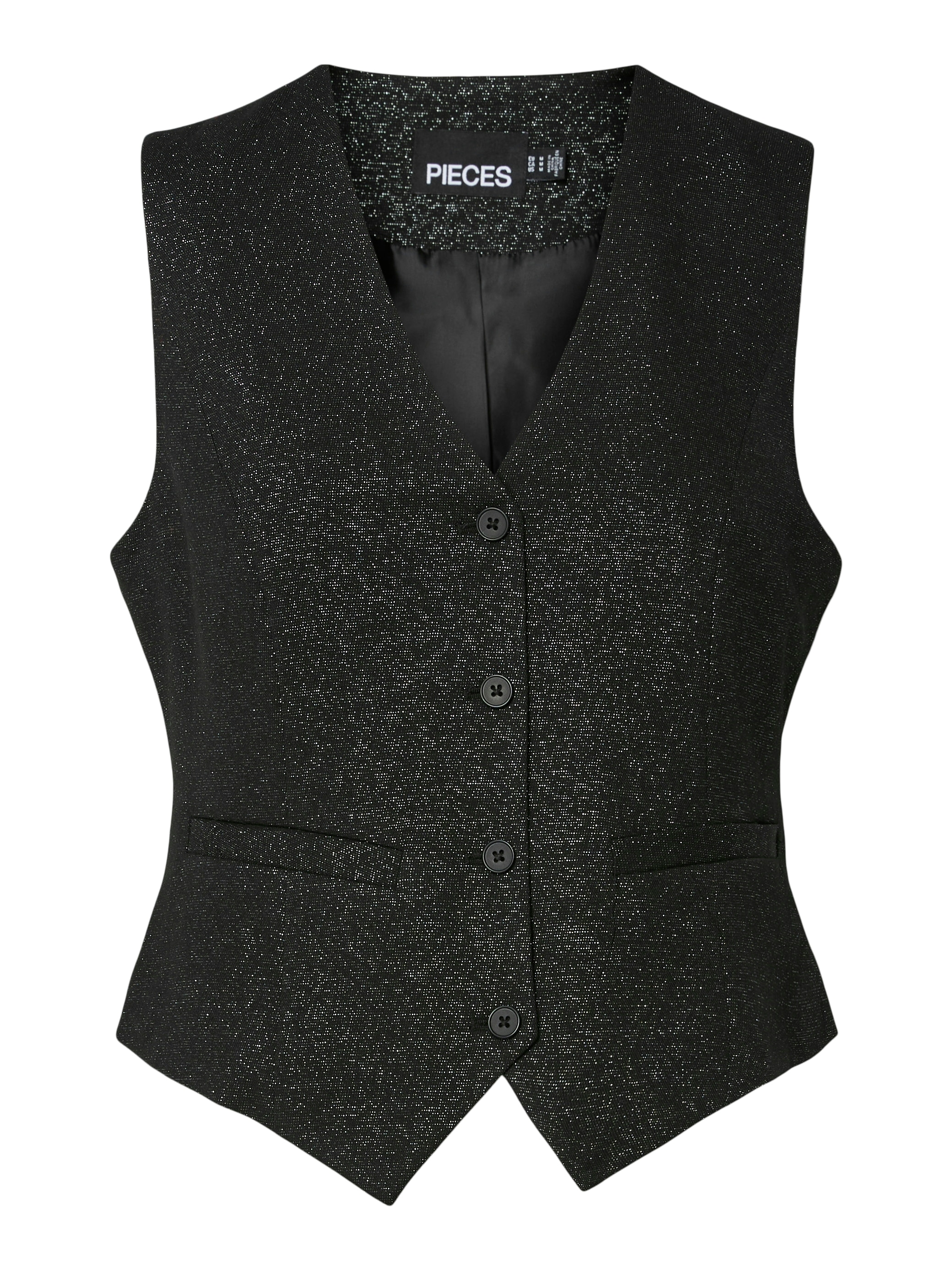 pieces Anzugweste »PCBOSELLA GLITTER VEST NOOS«