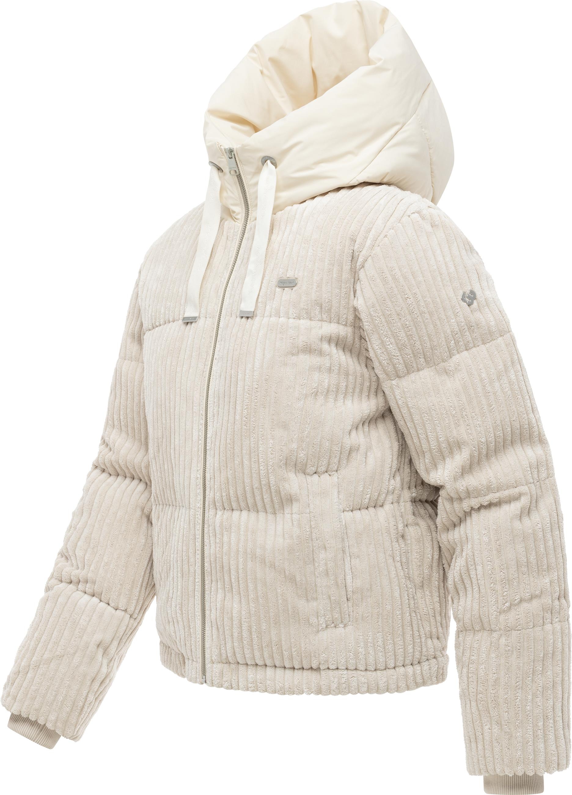 Ragwear Cordjacke »Riella Cordy Y« mit Kapuze Kuschelig weiche Damen Winter Kordjacke