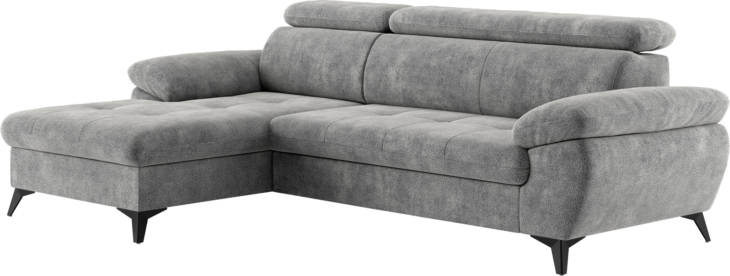 COTTA Ecksofa »Hudson L-Form«, mit Kopfteilverstellung, wahlweise mit Bettfunktion & Bettkasten
