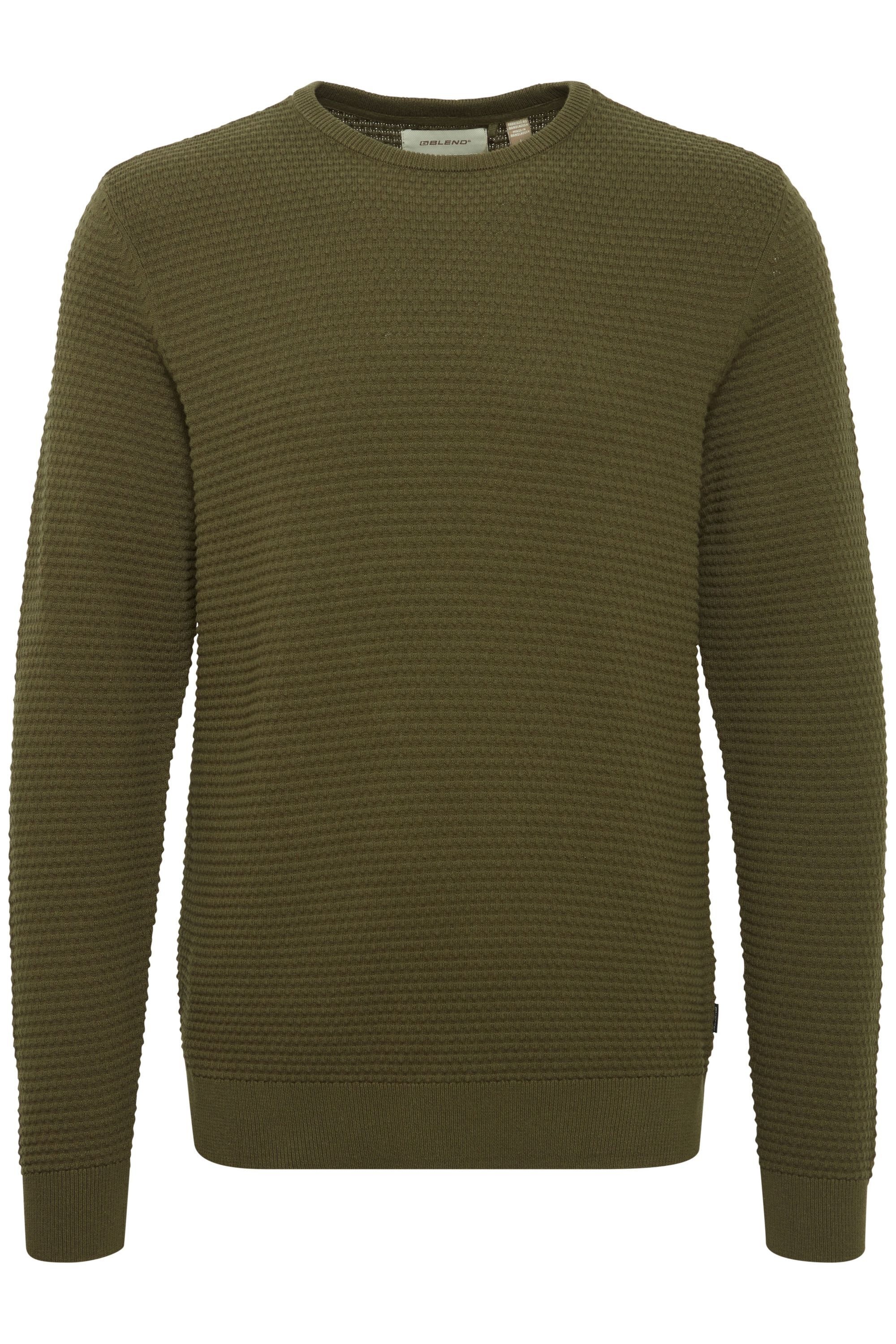 Blend Strickpullover "BHREDHILL CREW NECK KNIT NOOS" Stilvoller Strickpullo günstig online kaufen