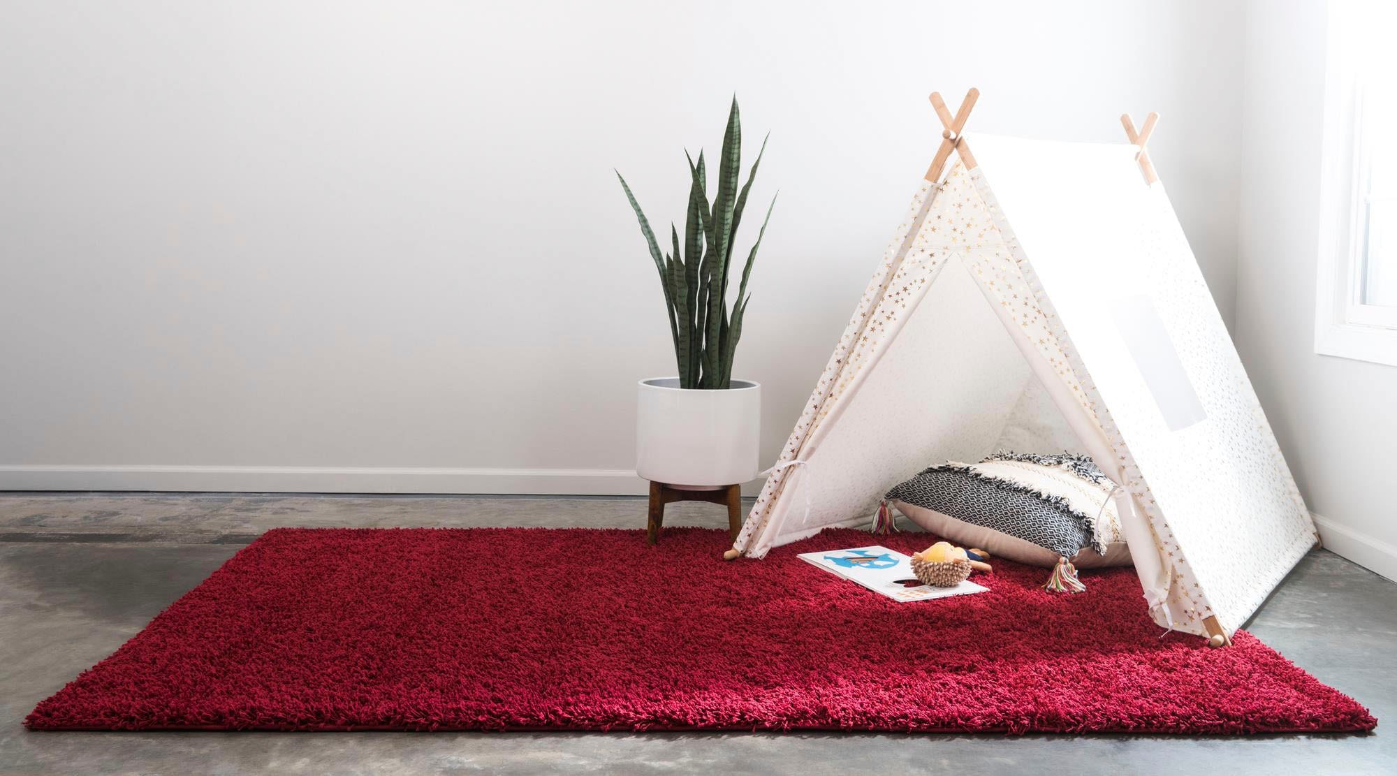 Myflair Möbel & Accessoires Hochflor-Teppich »Shaggy Shag Lagerräumung«, rechteckig, 38 mm Höhe, gewebt, Uni Farben, ideal im Wohnzimmer & Schlafzimmer