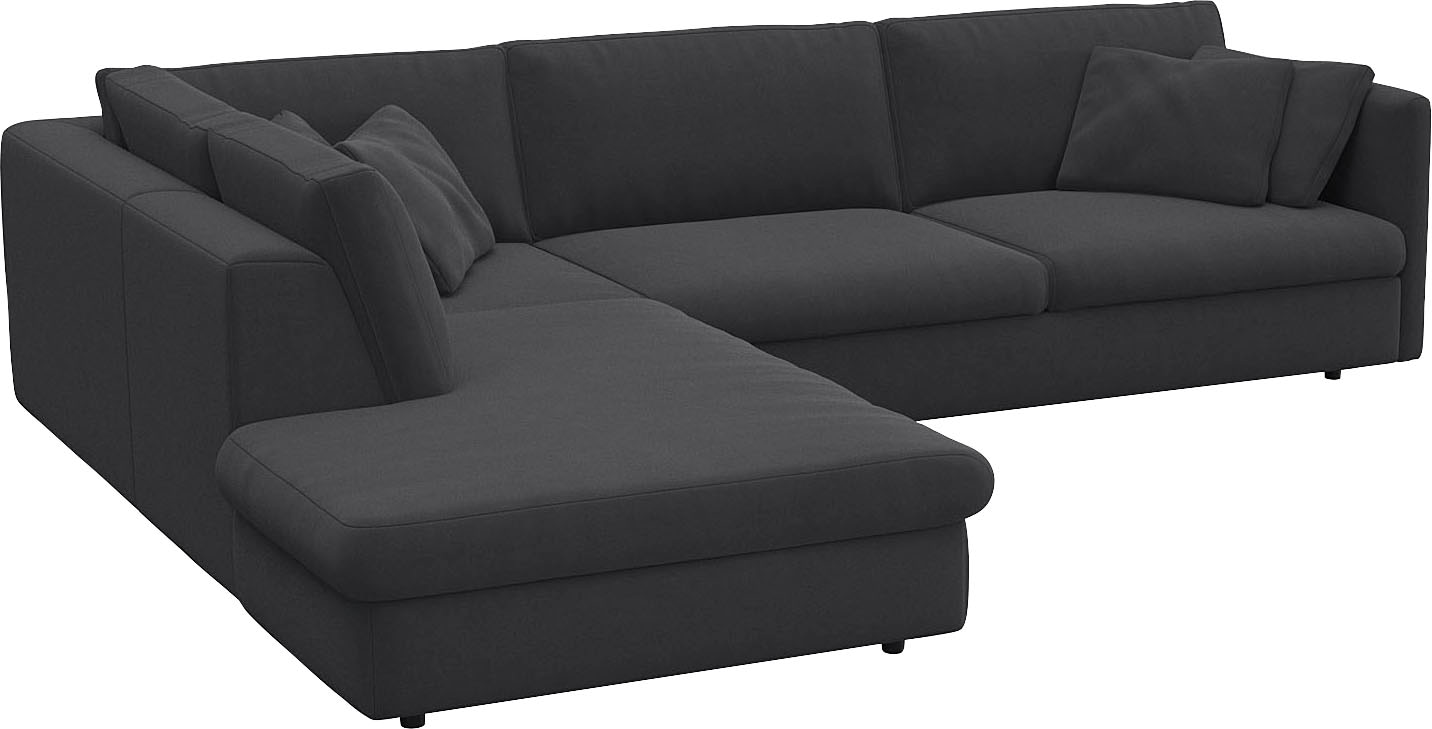 FLEXLUX Ecksofa "Lovane", Weich & anschmiegsam, große Sitztiefe auf Kaltsch günstig online kaufen