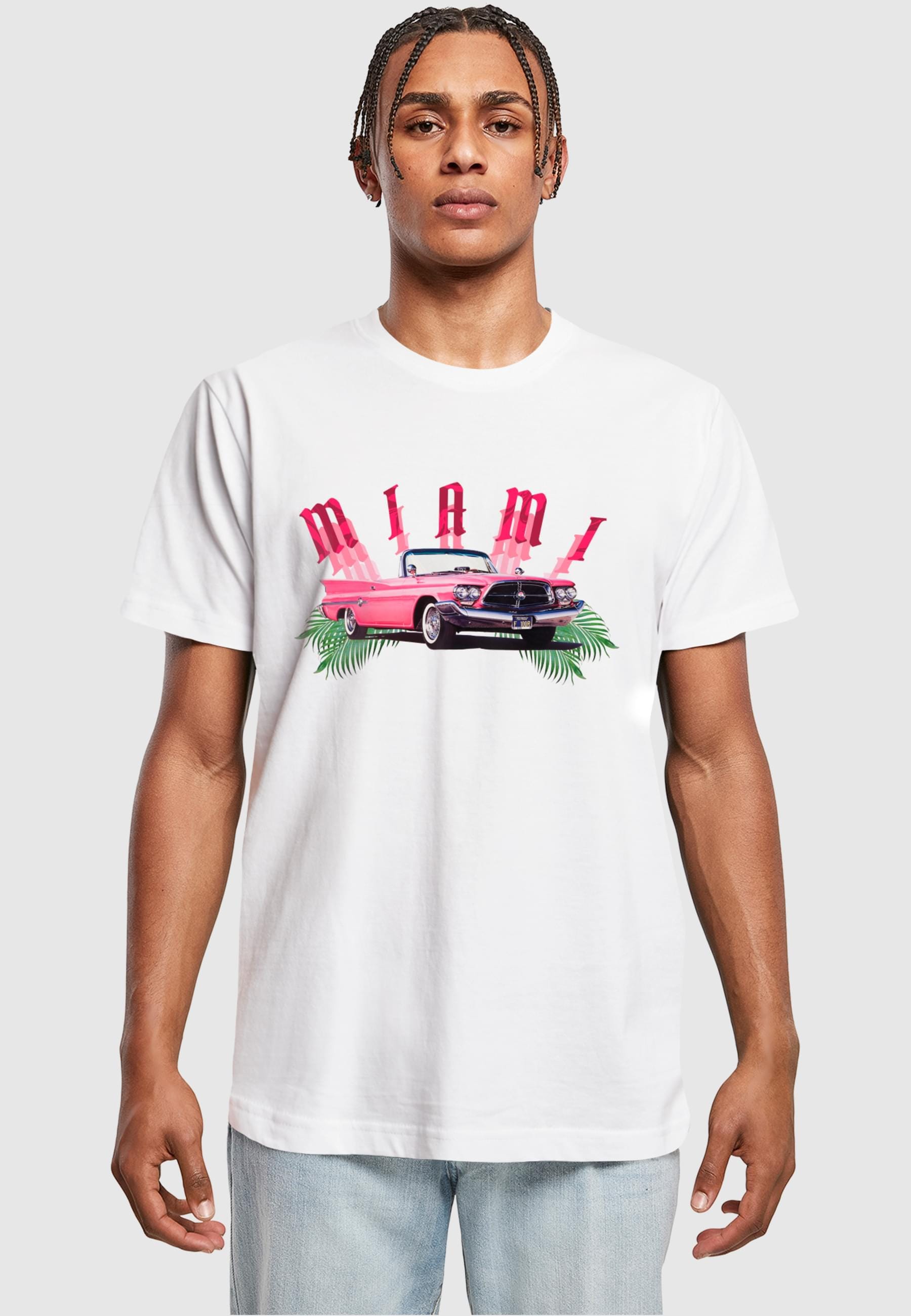 MisterTee T-Shirt »MisterTee Herren Miami Car Tee«, (1 tlg.)