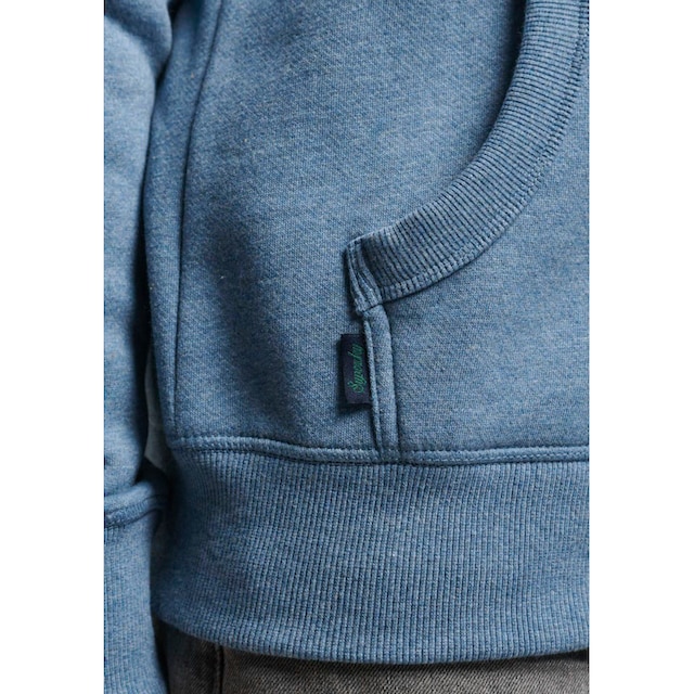 | BAUR »ESSENTIAL Kapuzensweatjacke ZIP LOGO Superdry bestellen HOODIE« ▷