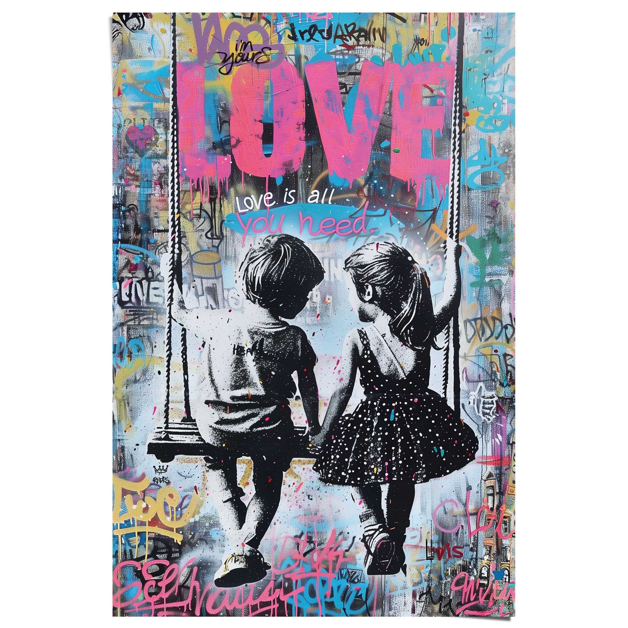 Reinders Poster "Young Love" günstig online kaufen