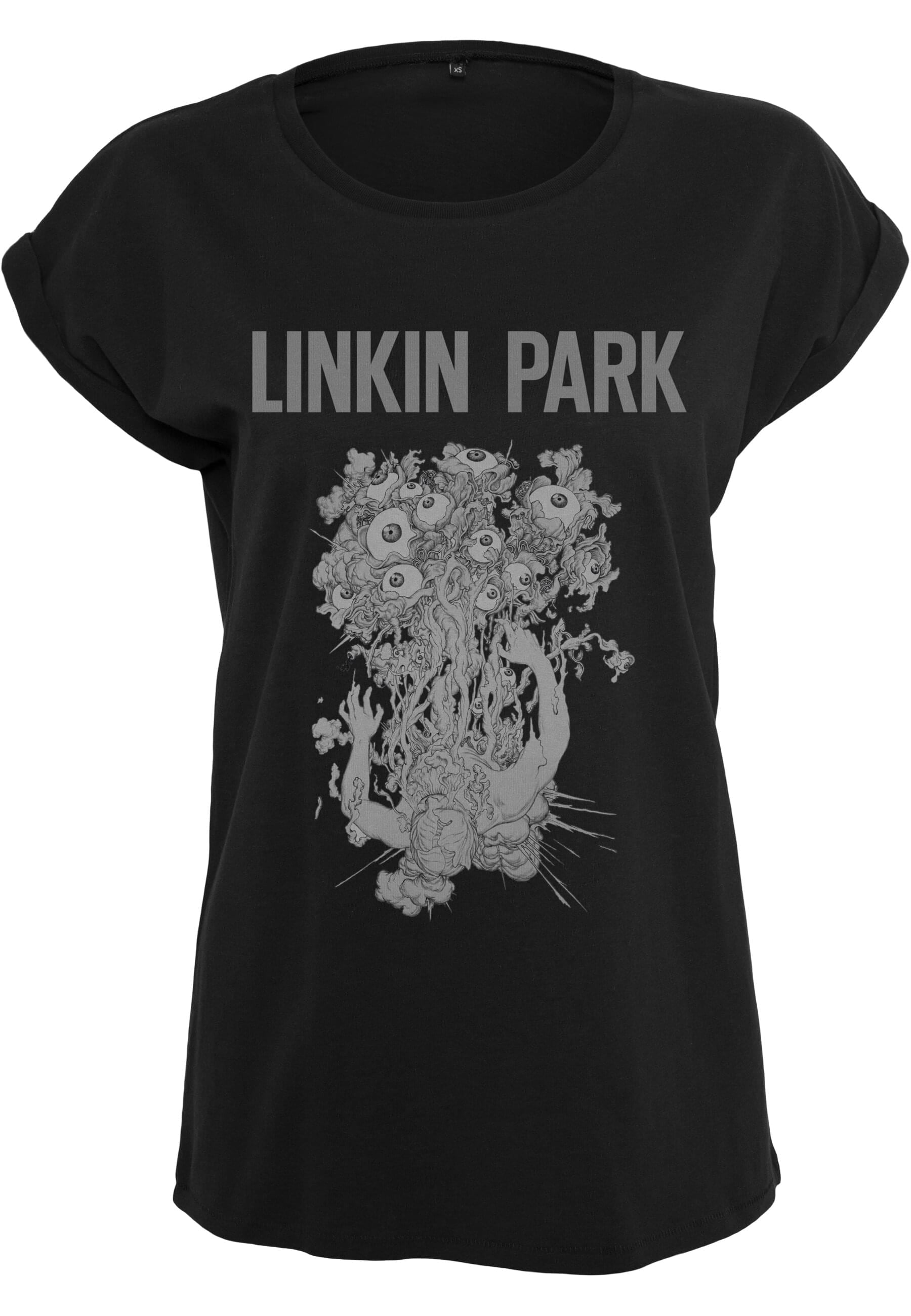Kurzarmshirt »Merchcode Damen Ladies Linkin Park Eye Guts Tee«, (1 tlg.)