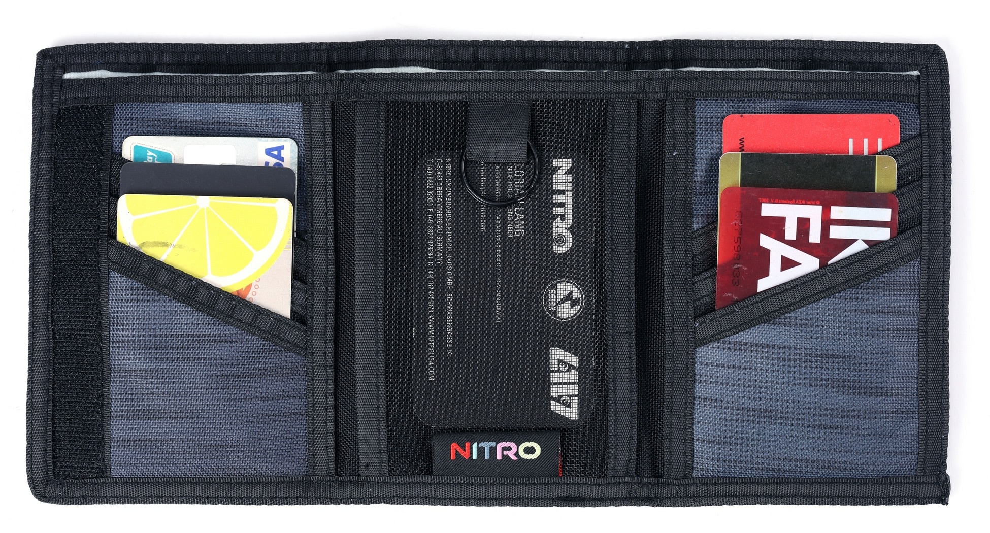 NITRO Brieftasche »WALLET, haze«, Wallet, Brieftasche, Querformat, wasserabweisend