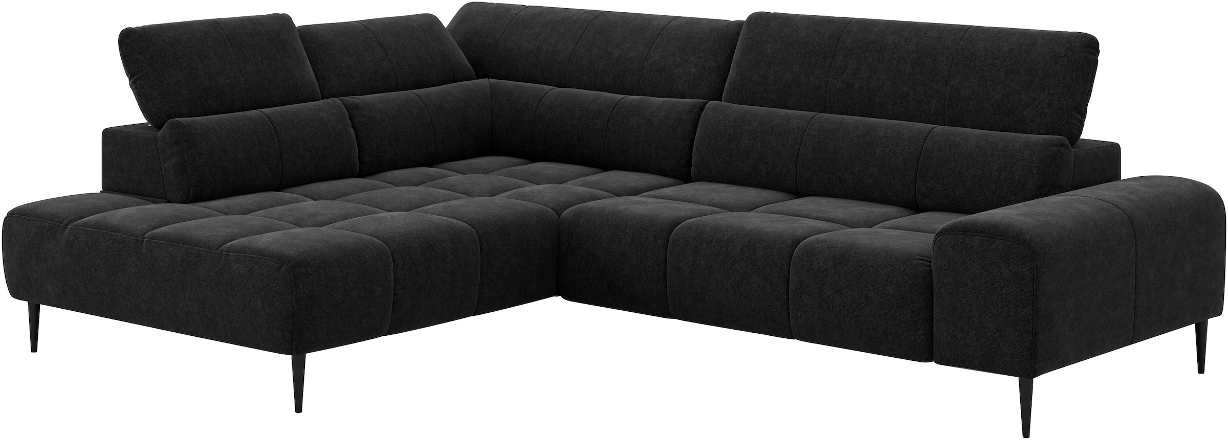 COTTA Ecksofa »Theo L-Form, B: 298 cm« mit Kopfteilverstellung, optional Sitztiefenverstellung