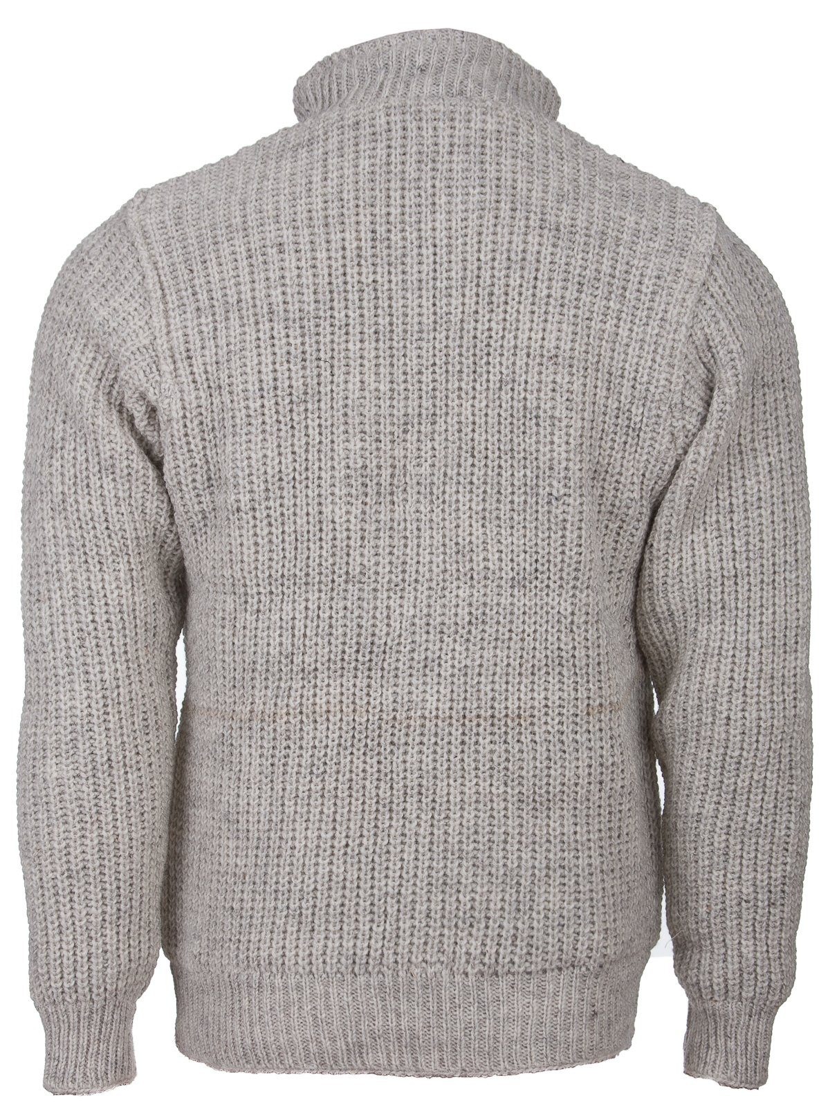 DEPROC Active Strickfleecejacke "Wollpullover mit Fleece ELKFORD MEN" günstig online kaufen