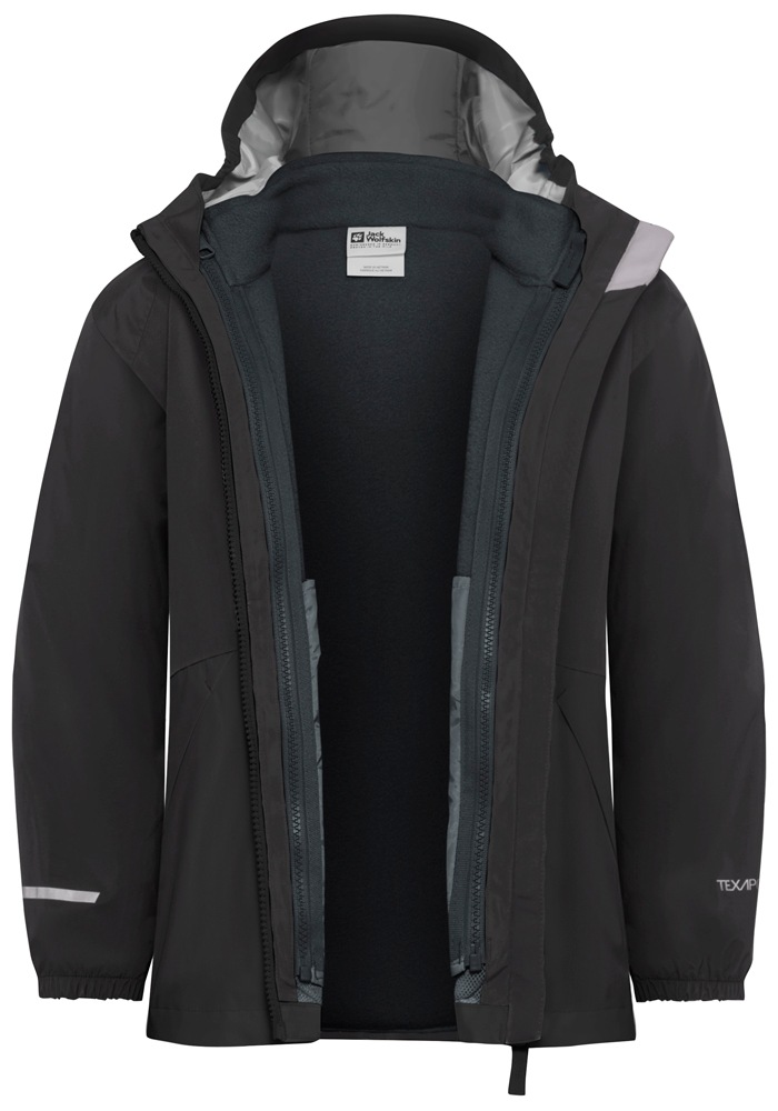 Jack Wolfskin 3-in-1-Funktionsjacke »ICELAND 3IN1 JACKET K«, mit Kapuze