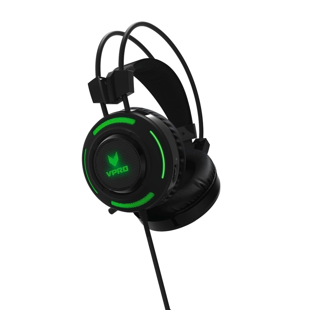 VPRO Gaming by Rapoo Gaming-Headset »VH200 beleuchtet, Over Ear, Schwarz«