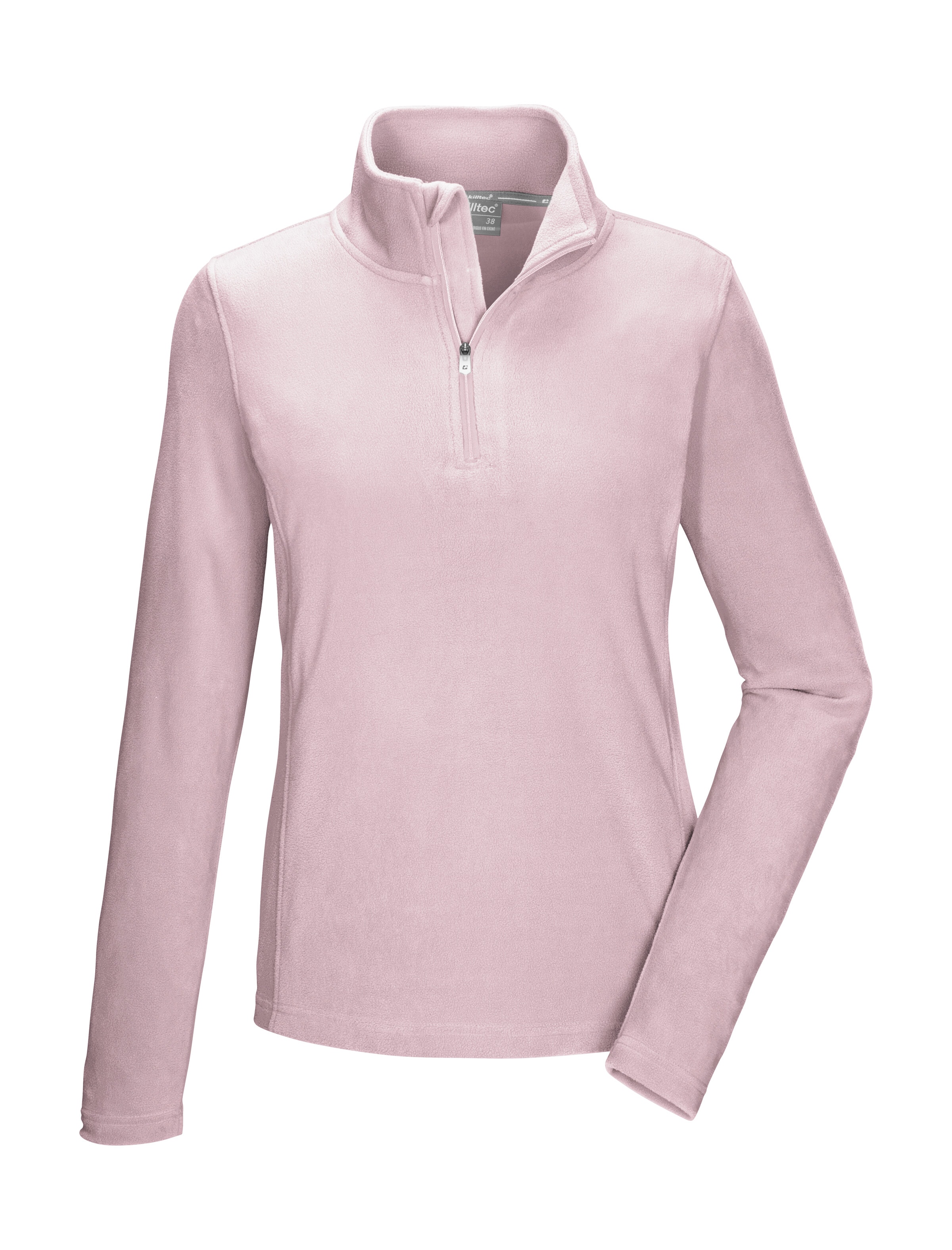 Killtec "KSW 99 WMN FLC SHRT" Fleeceshirt mit Stehkragen, Reißverschluss, Kinnschutz