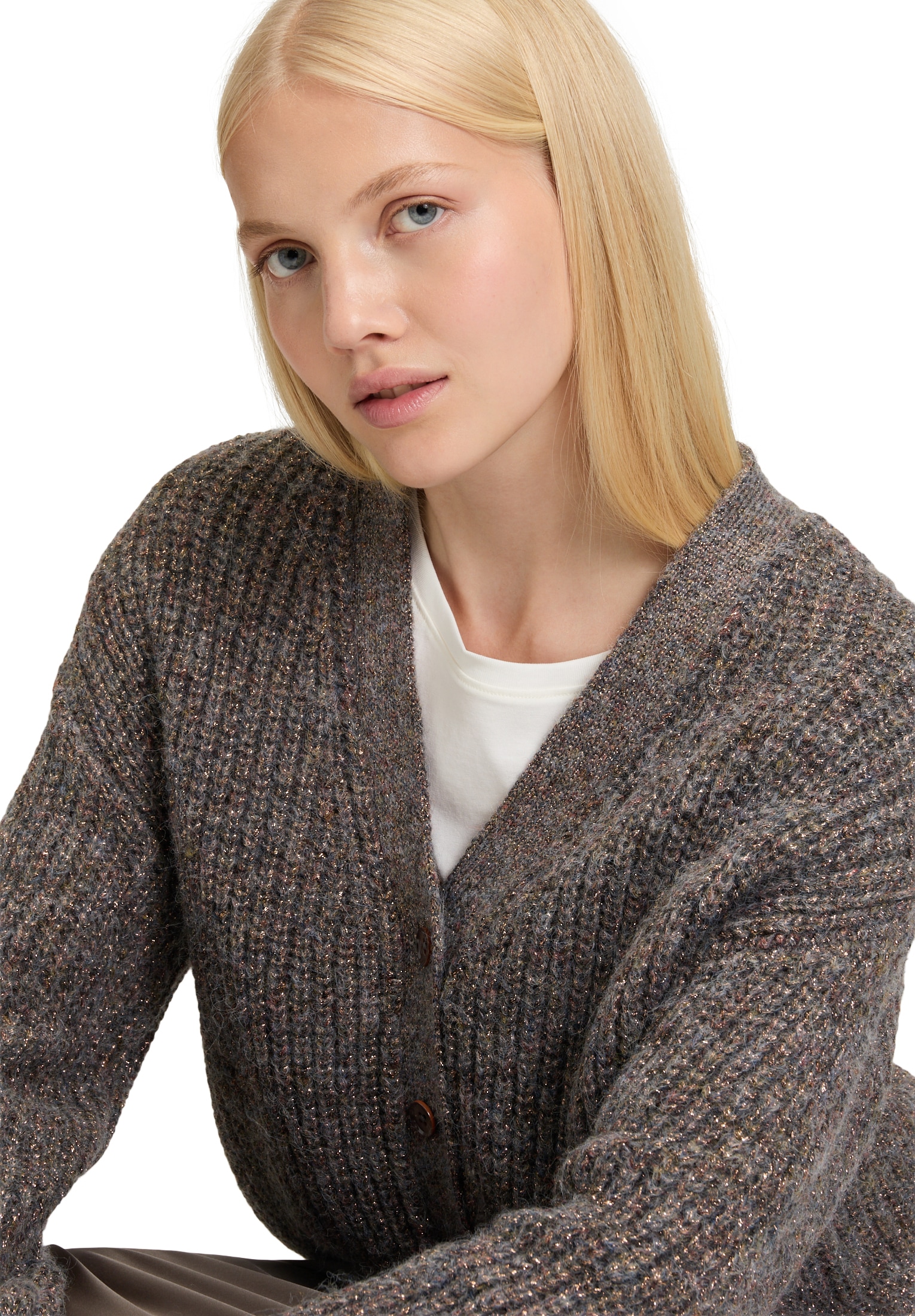 Cartoon Strickjacke »Cartoon Damen Cardigan mit V-Ausschnitt«