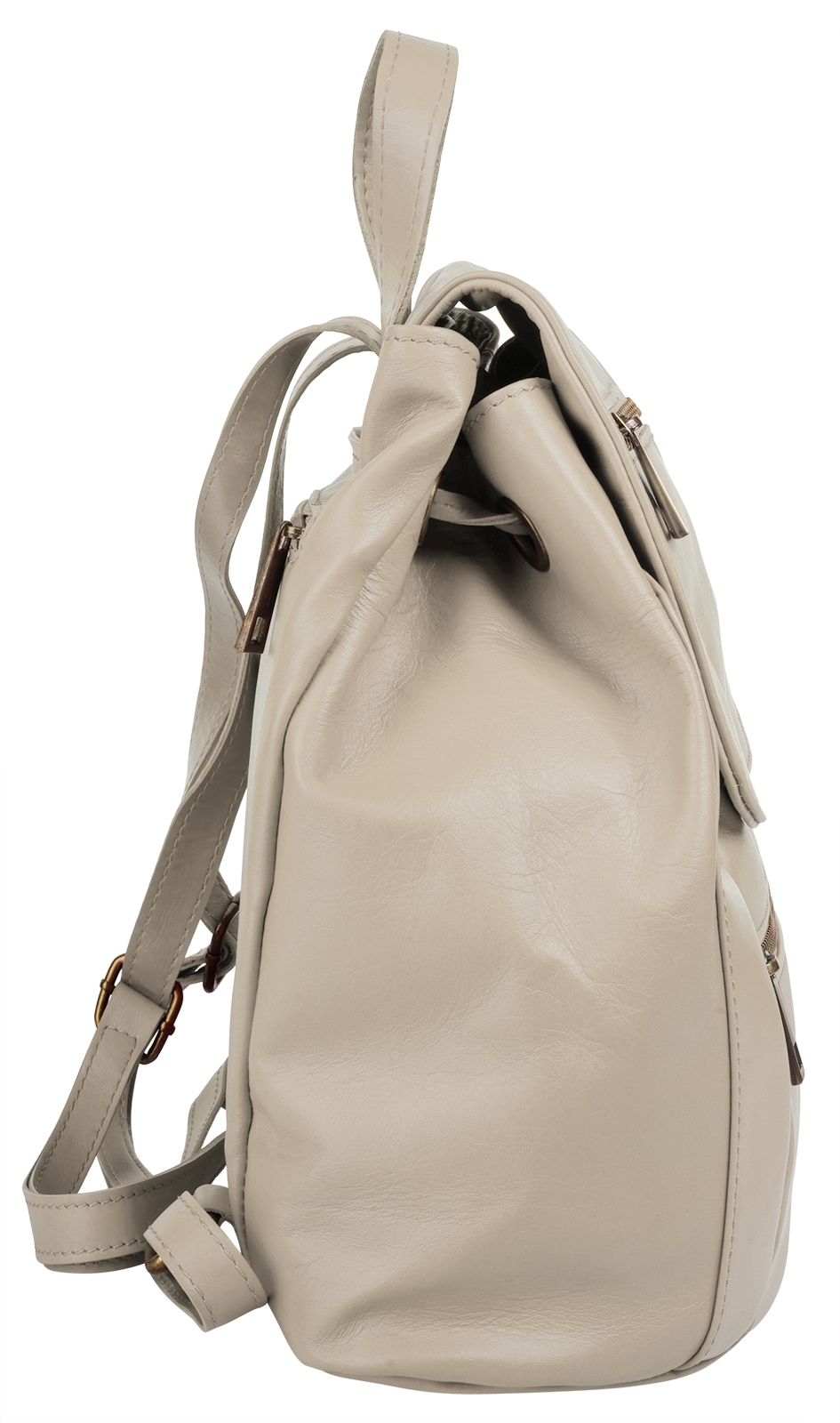 Samantha Look Cityrucksack, echt Leder, Made in Italy