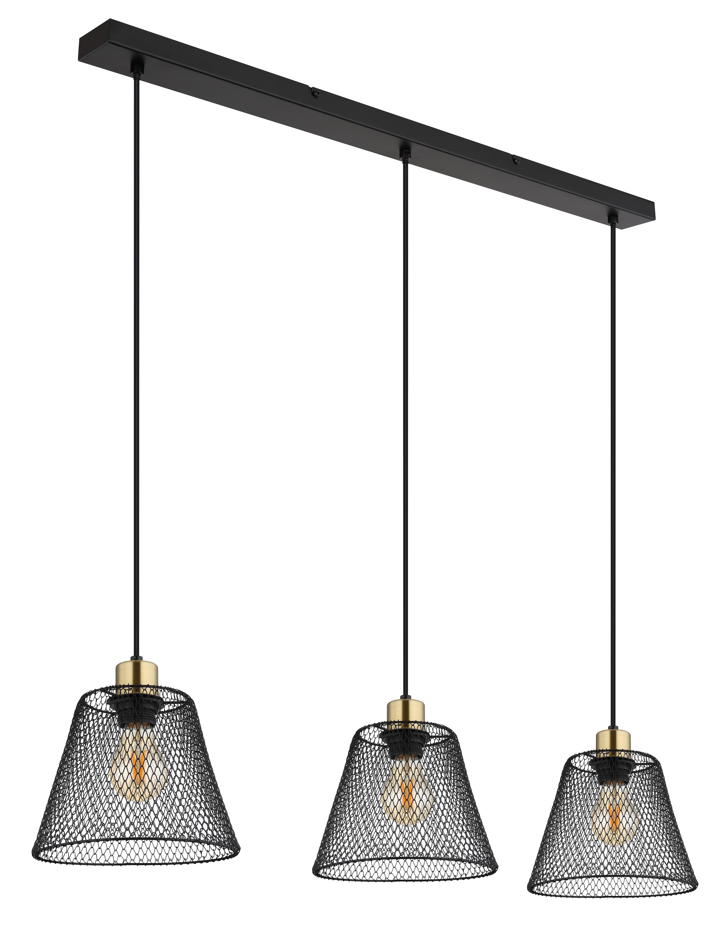 GLOBO LIGHTING Hängeleuchte »BAKU«, Leuchtmittel E27 | ohne Leuchtmittel, Hängelampe/Pendelleuchte/Esszimmer/Wohnzimmer/Esstisch