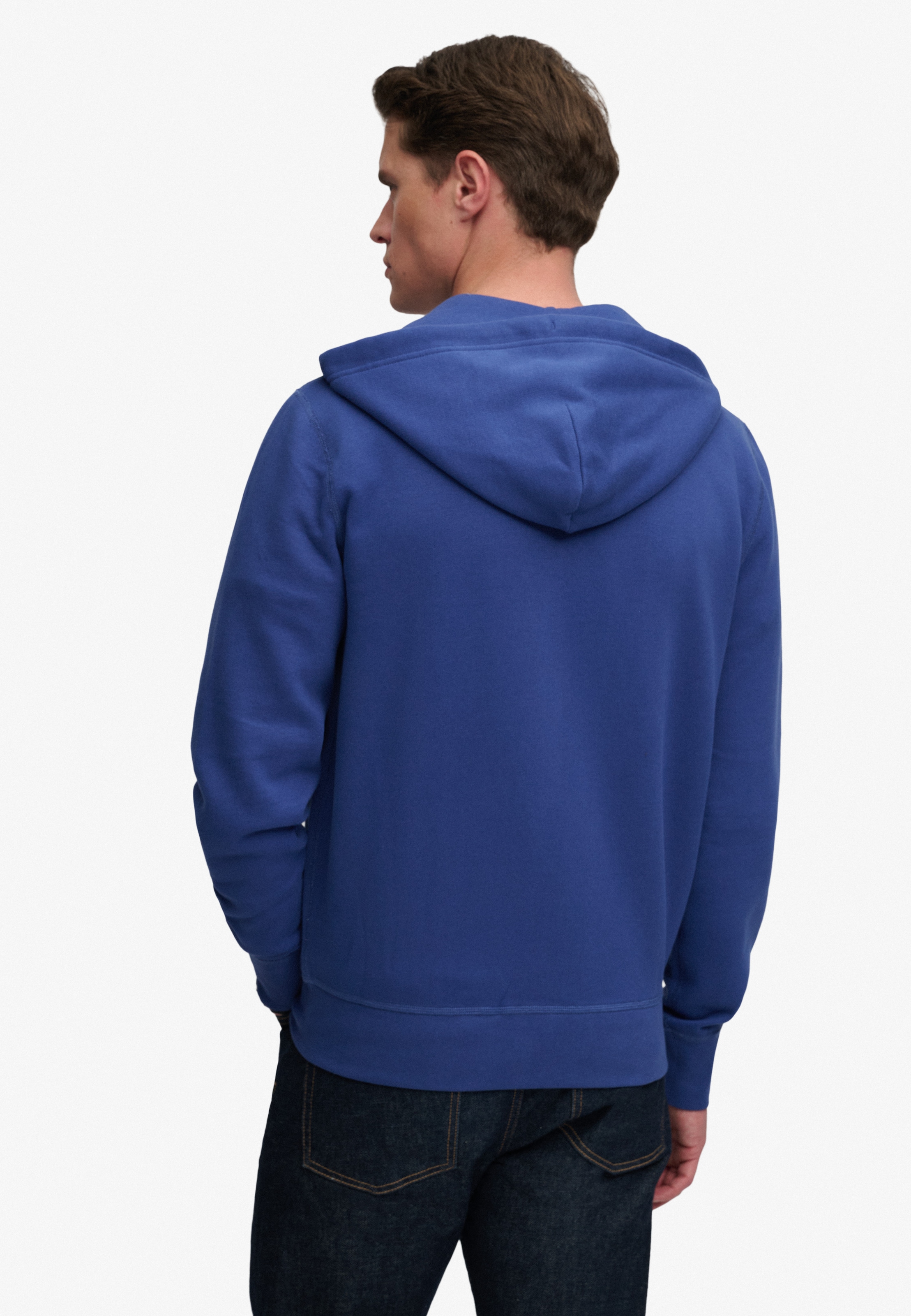 Superdry Kapuzensweatjacke »ESSENTIAL SDCO LOGO ZIPHOOD« Baumwollmischung, regular fit