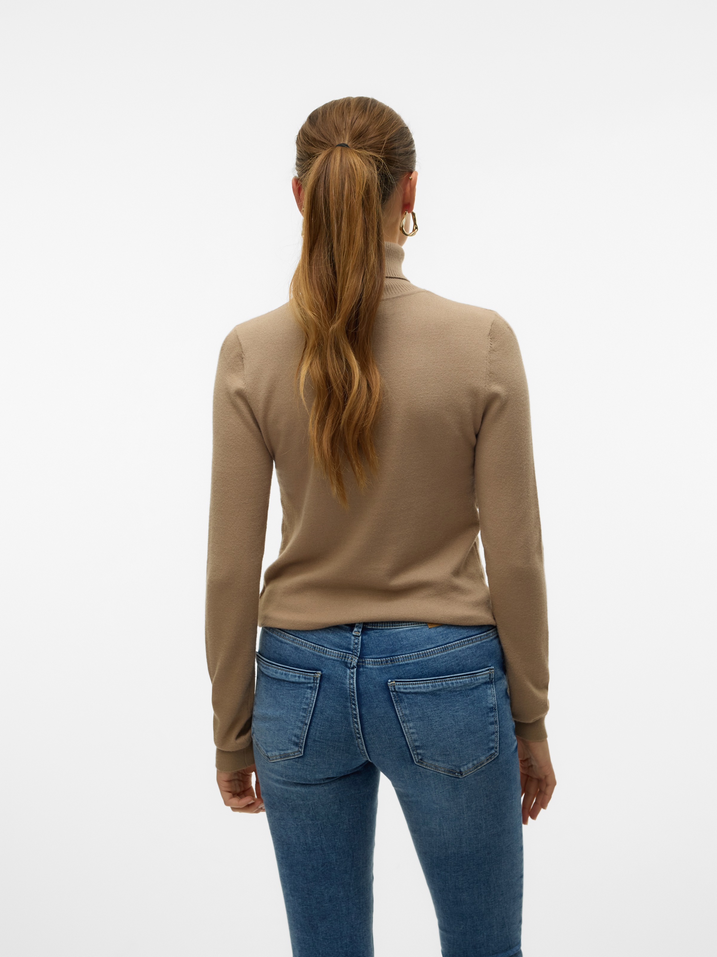 Thumbnail - Vero Moda Rollkragenpullover "VMHAPPINESS LS ROLLNK PULLOVE GA BOO REP"