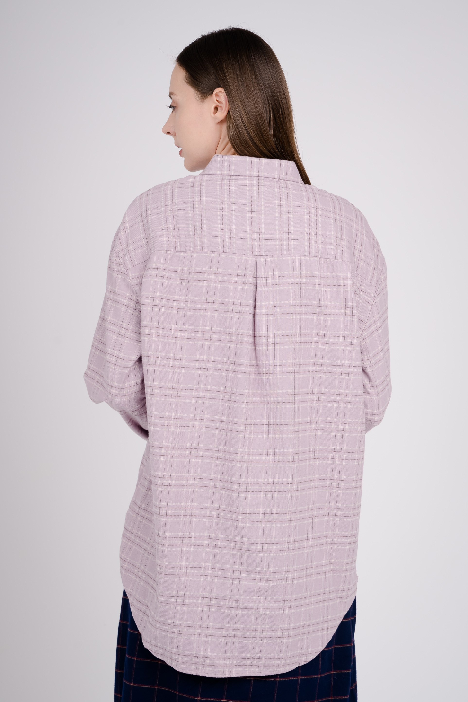 kaufen im Karo-Design GIORDANO Langarmhemd tollen »Flannel«, BAUR |