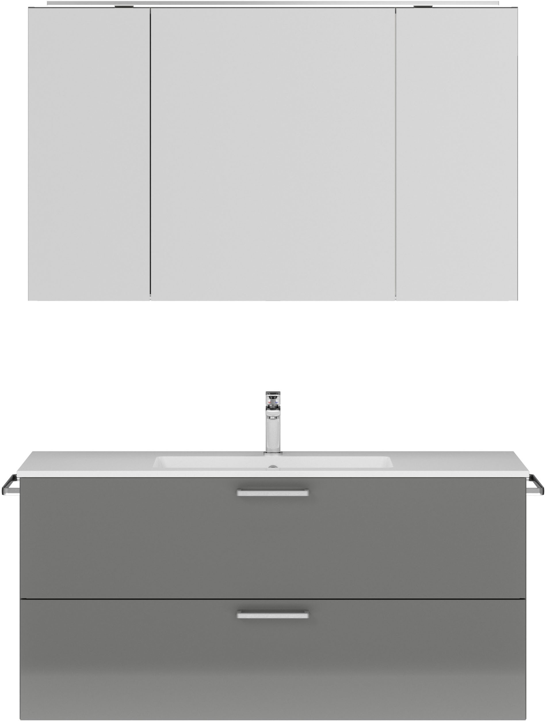 nobilia Badmöbel-Set "Tolvina", (2 St., vormontiert, mit Soft-Close), inkl. günstig online kaufen