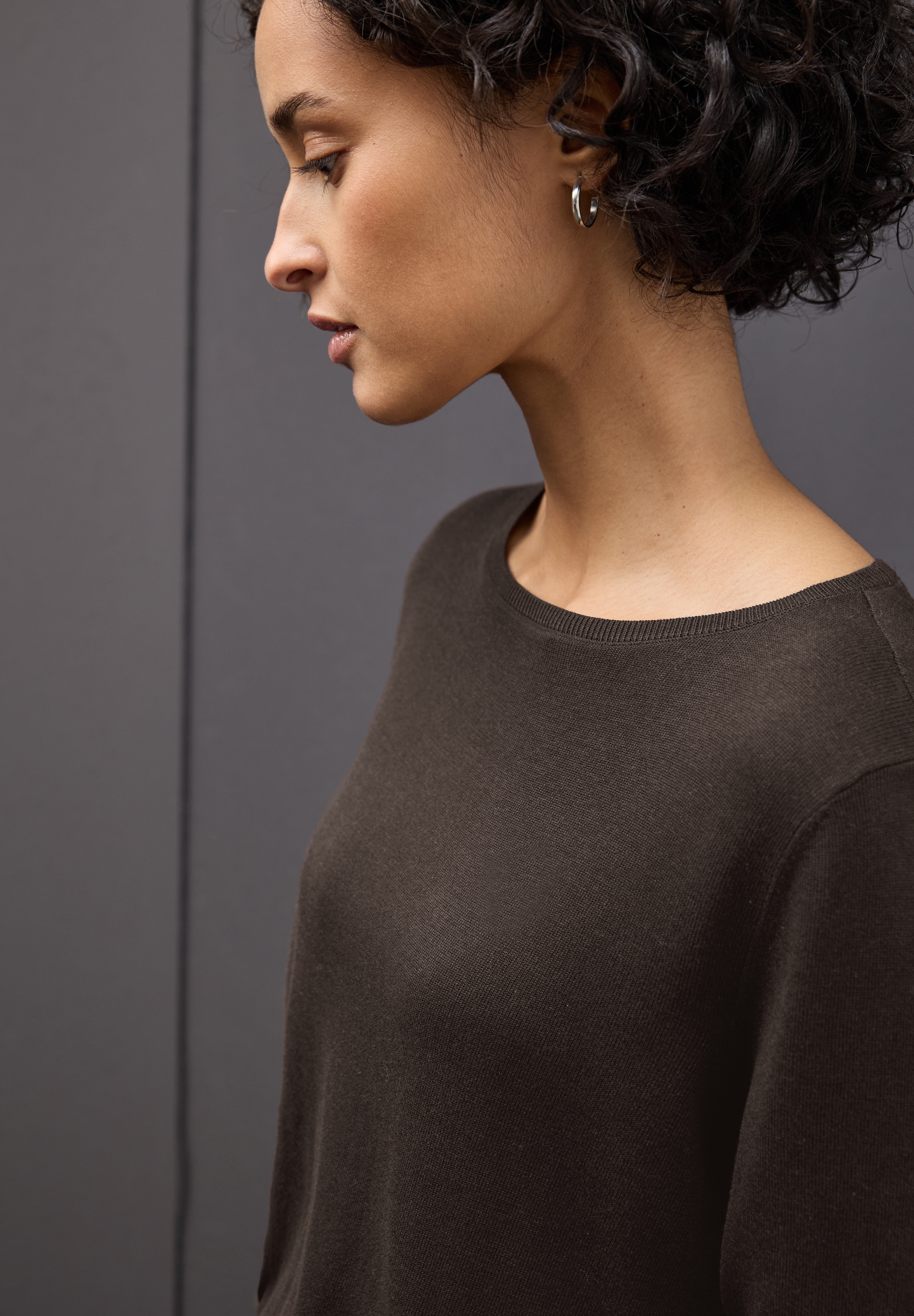 STREET ONE Strickpullover mit U-Boot-Ausschnitt