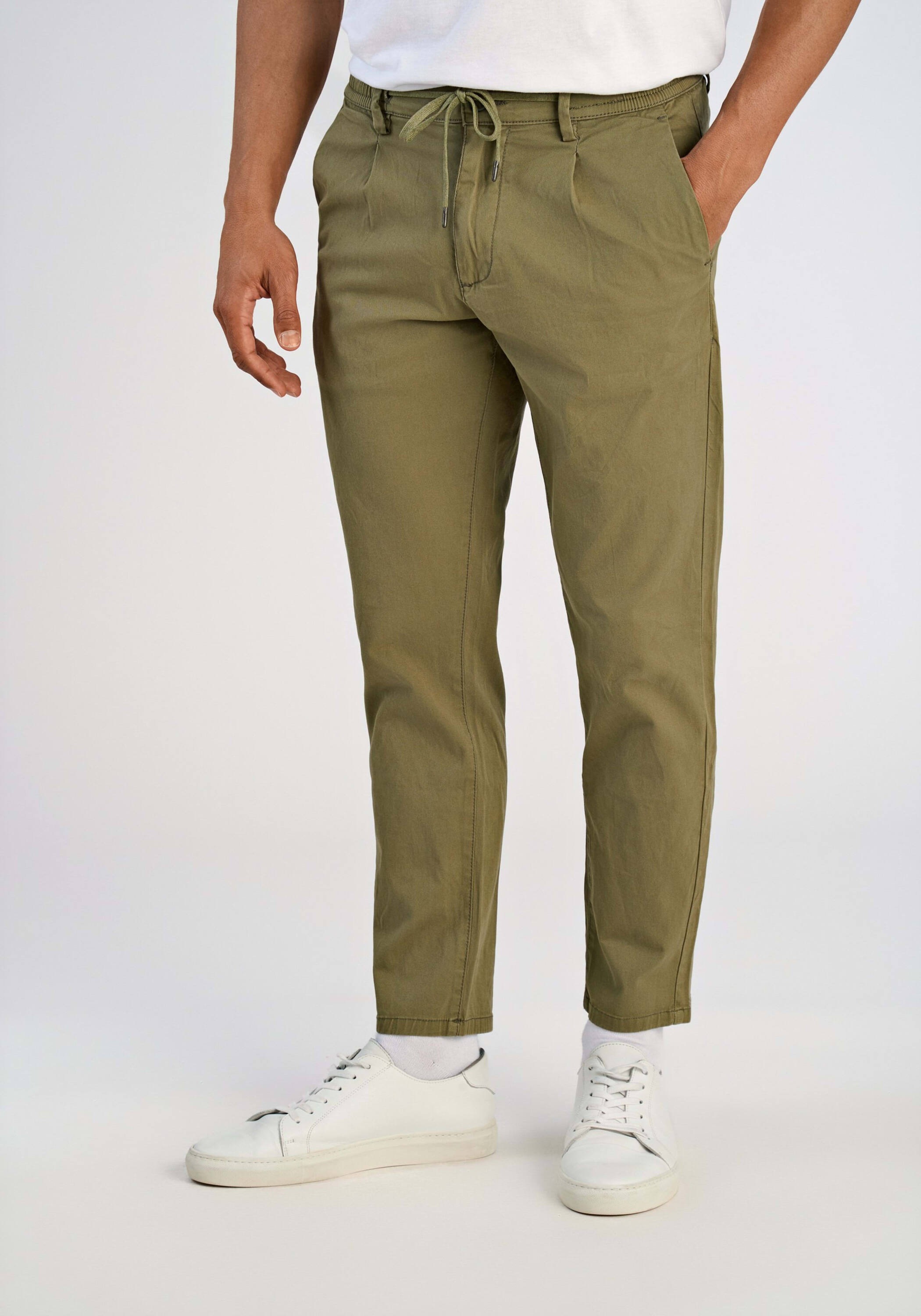 LINDBERGH Stoffhose "Freizeithose Carrot Fit, Cropped"