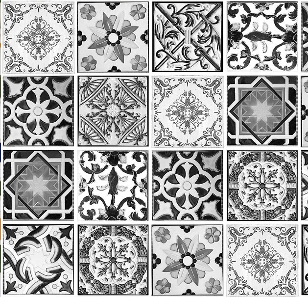 EXPRESS KÜCHEN Küchenrückwand "Retro 1", B/H: 60cm x 55,9cm, grau, Spritzschutzwände