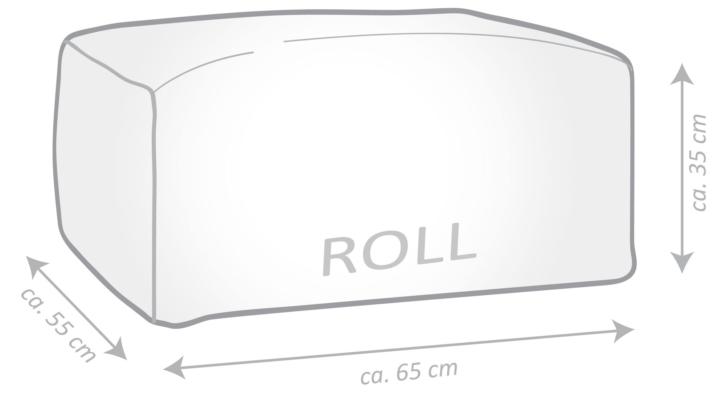 Magma Heimtex Sitzsack »Roll SHARA«, (1 St.)