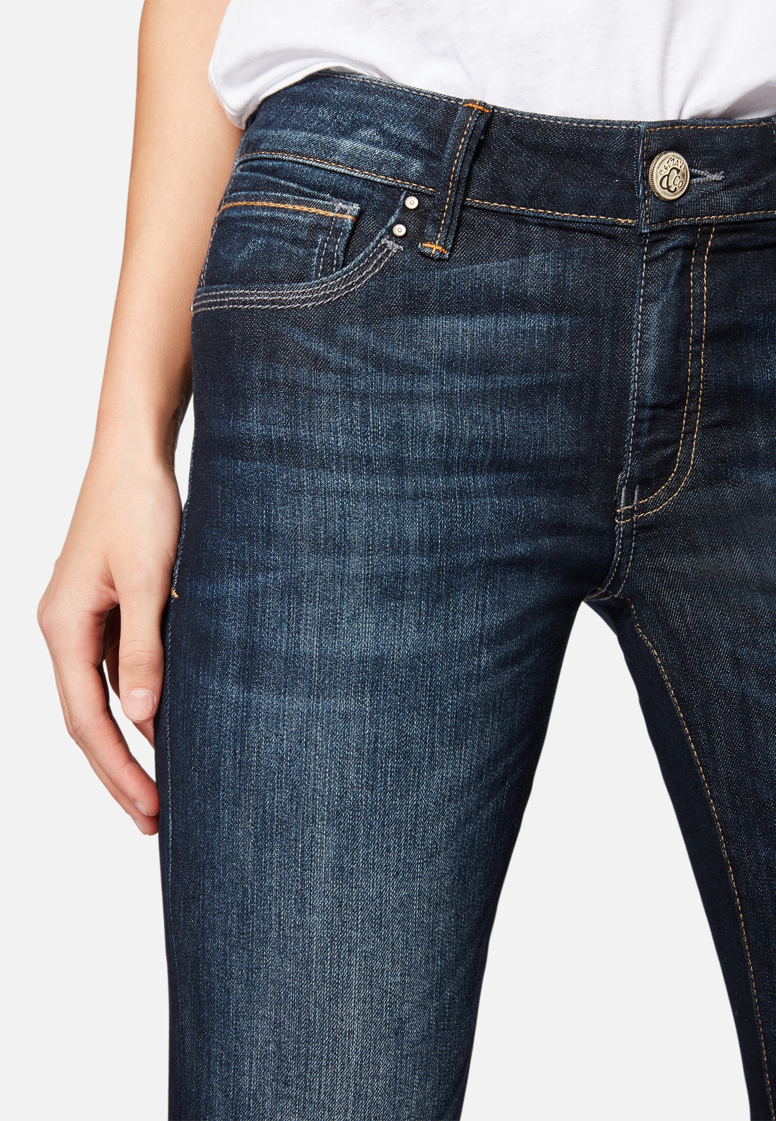 Mavi Bootcut-Jeans »BELLA MID-RISE«, Slim Bootcut Jeans