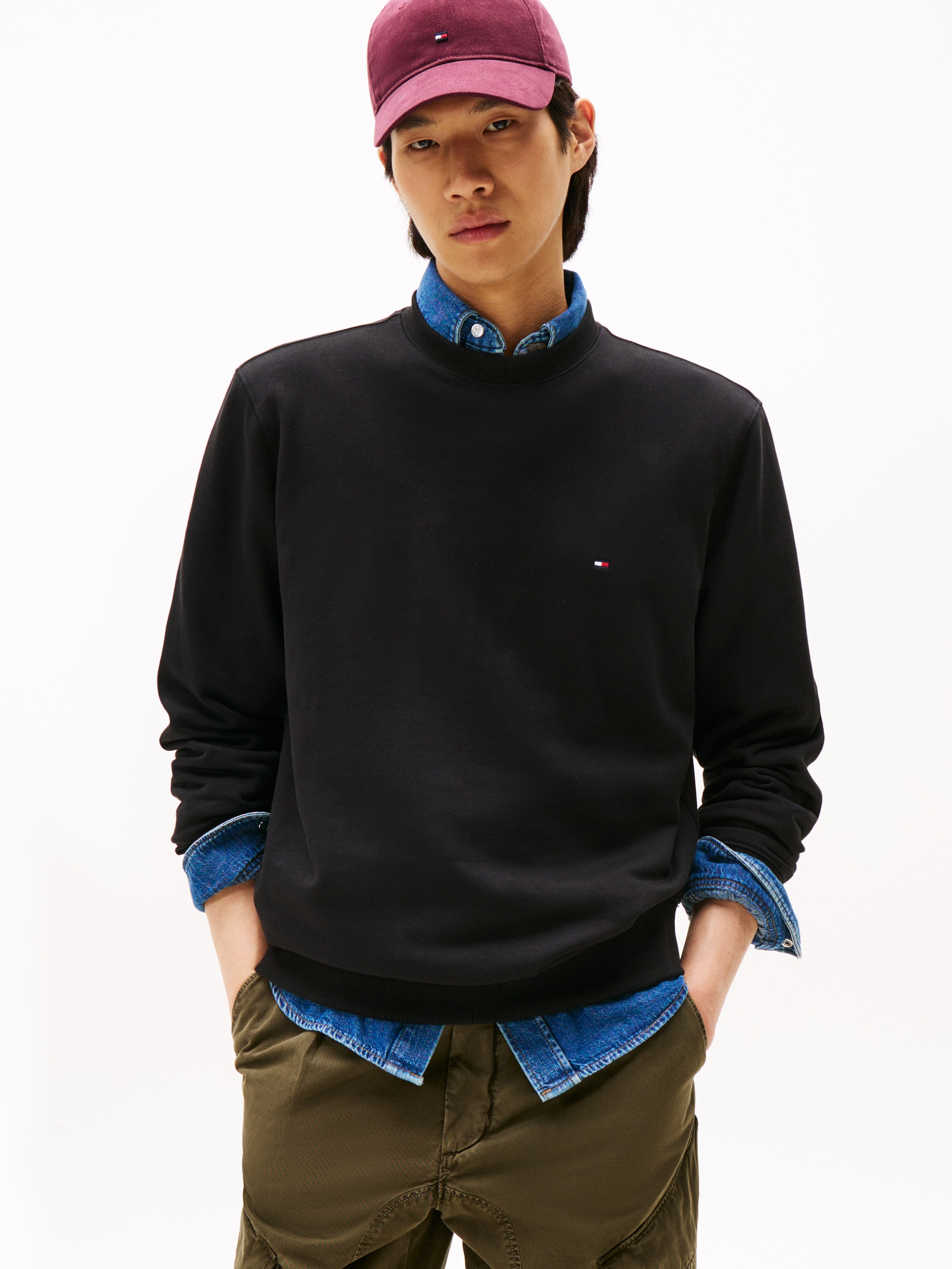 Tommy Hilfiger Sweatshirt »ESSENTIAL TERRY CREWNECK«
