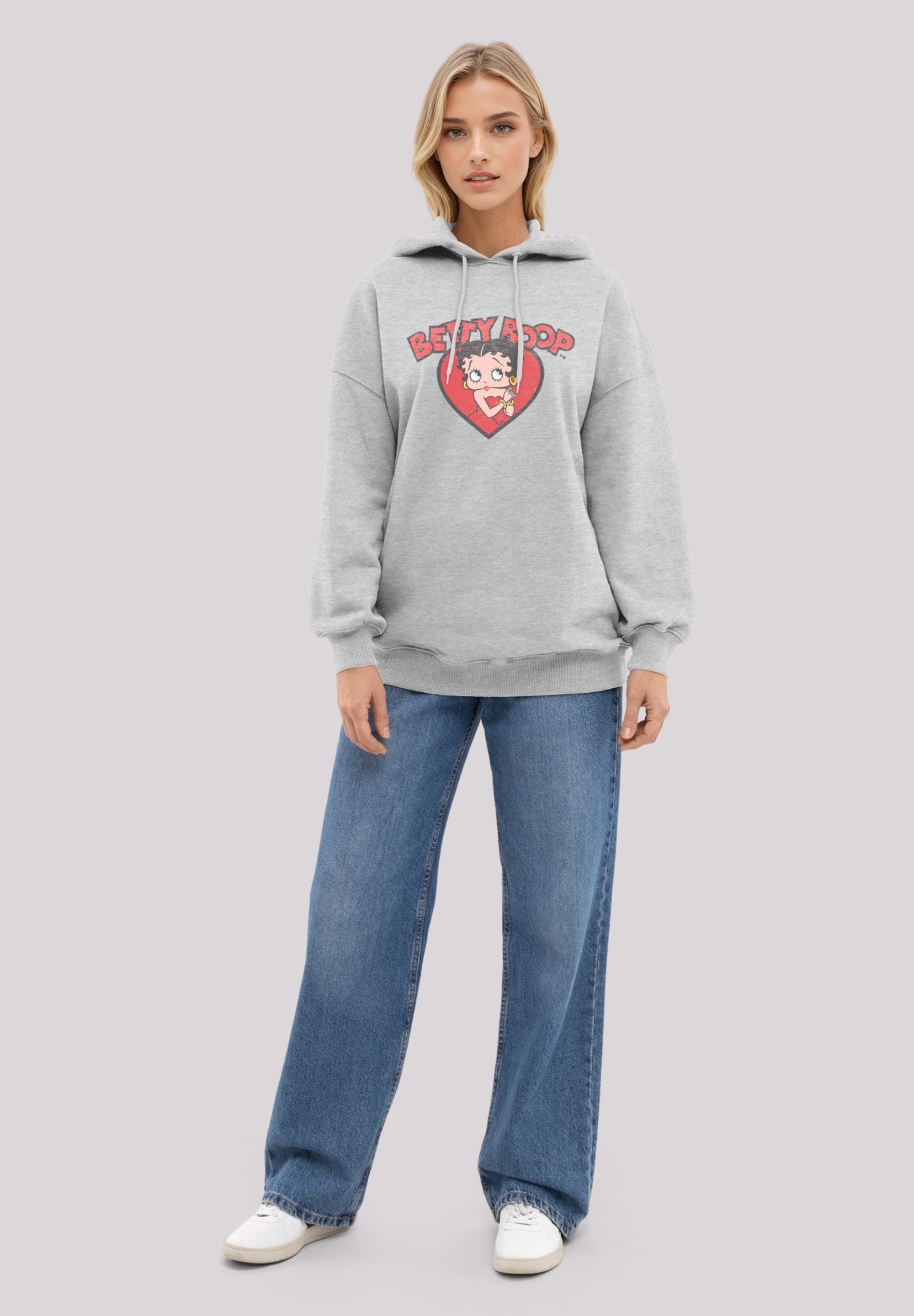 F4NT4STIC Kapuzenpullover »Betty Boop Love Red Dress« Premium Qualität