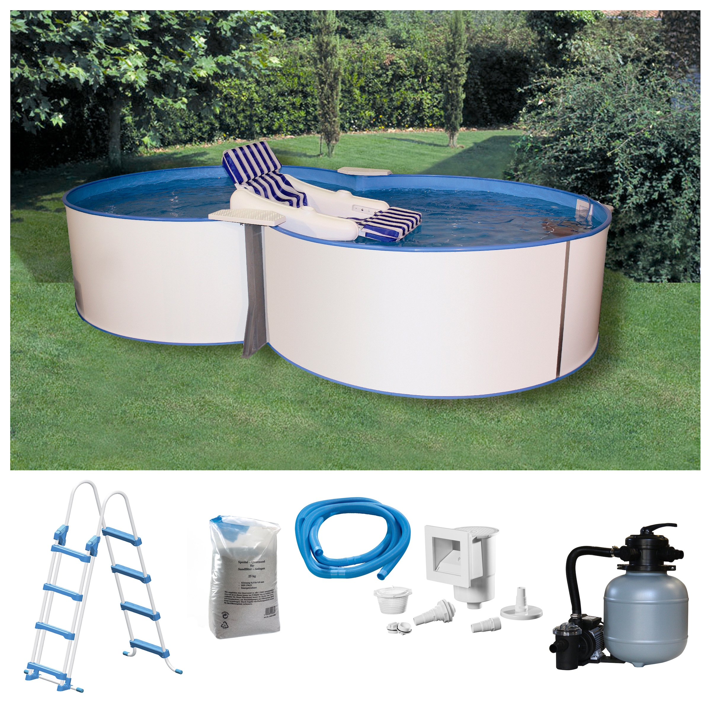 my POOL BWT Achtformpool "JOY 1" in verschiedenen Größen günstig online kaufen