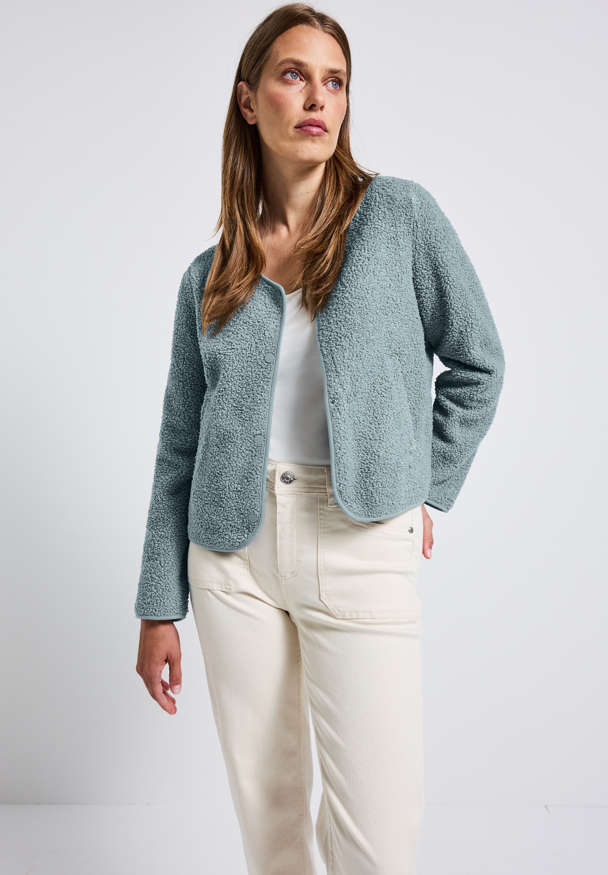 STREET ONE Cardigan, in Unifarbe günstig online kaufen