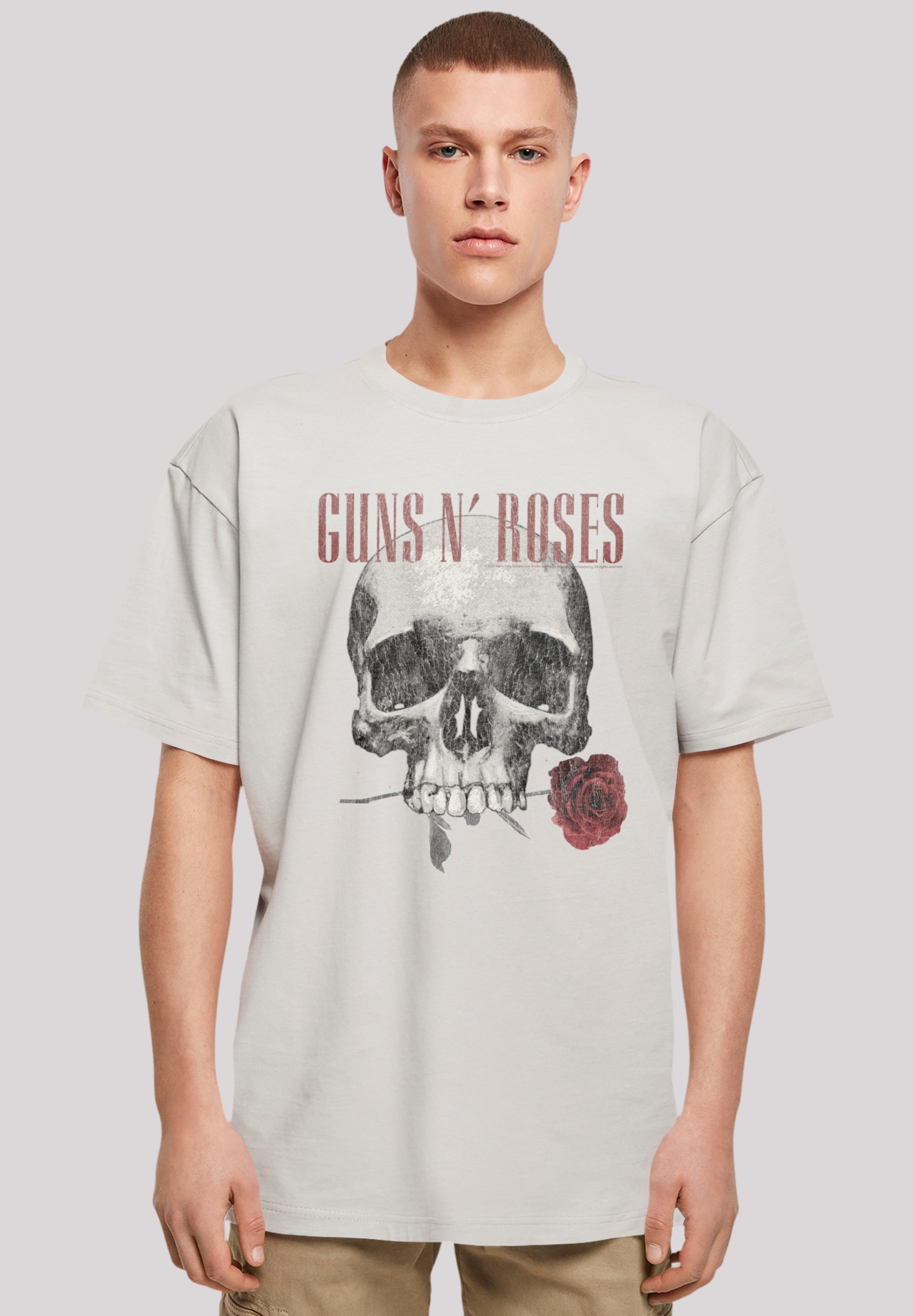 F4NT4STIC T-Shirt "Guns n Roses Flower Skull Rock Musik Band", Premium Qual günstig online kaufen