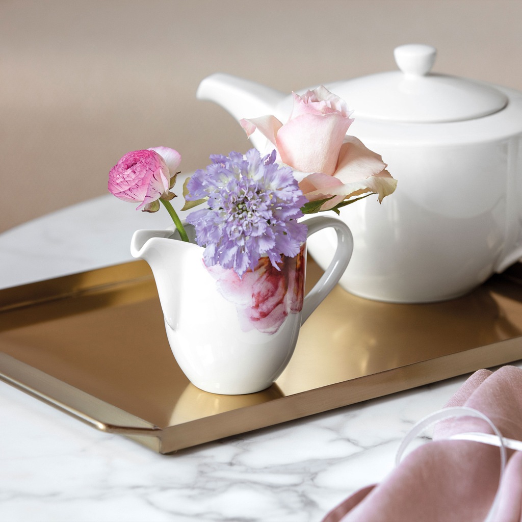 Villeroy & Boch Milchbehälter »Milchkännchen Rose Garden 210 ml bunt«