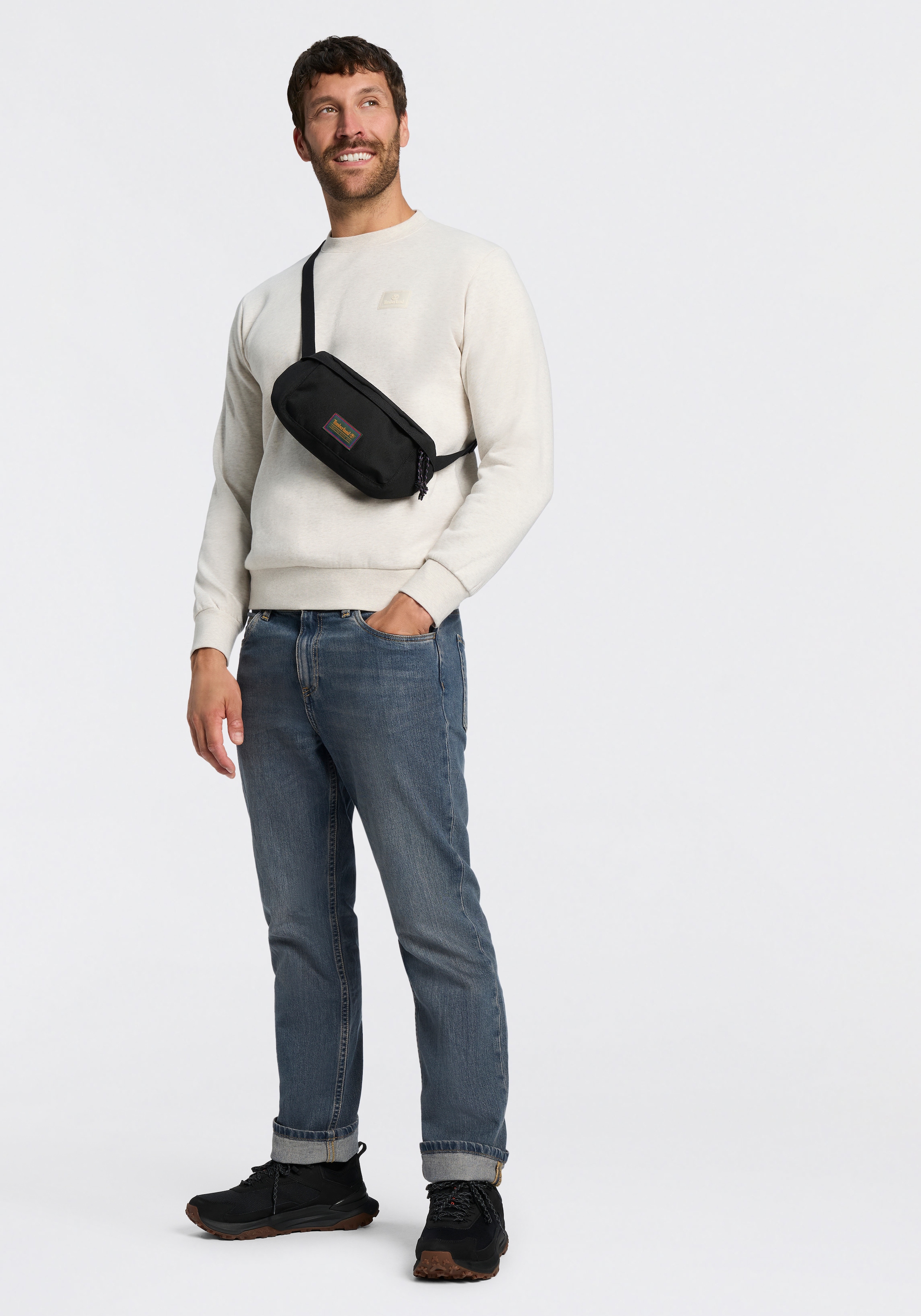 Timberland Sweatshirt »Silicon Badge BB Crew Sweatshirt«, aus Baumwolle und Polyester, erhältlich in den Größen S bis XXXL
