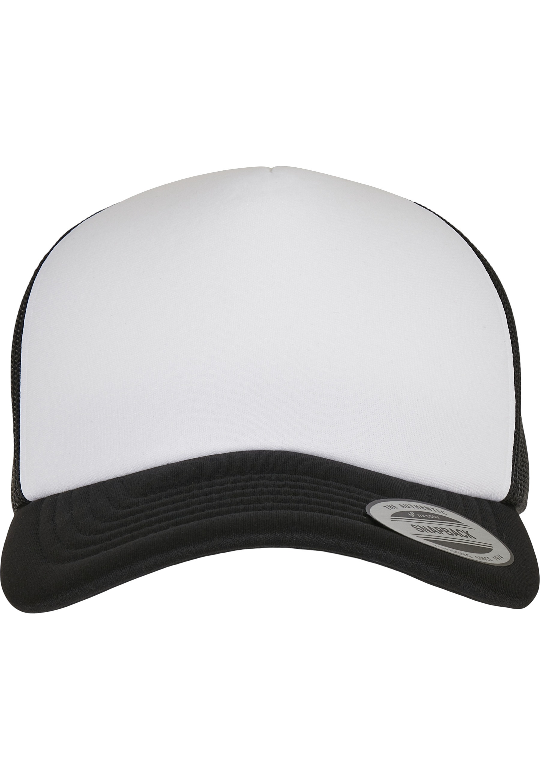 Flexfit Flex Cap "Flexfit Accessoires YP Curved Foam Trucker Cap – White Front"