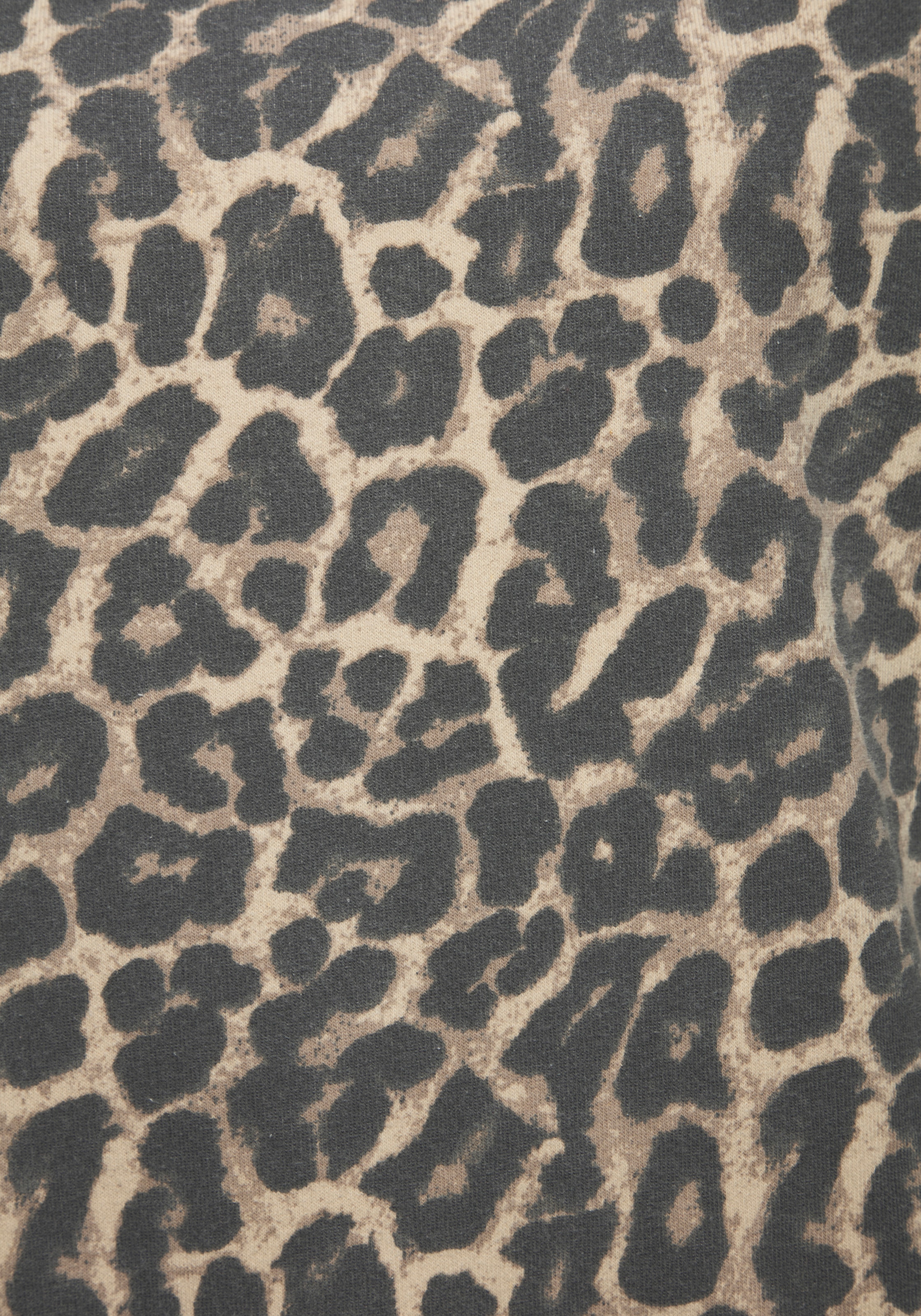 Buffalo Sweatshirt , in Allover-Leoprint, Home- und Loungewear
